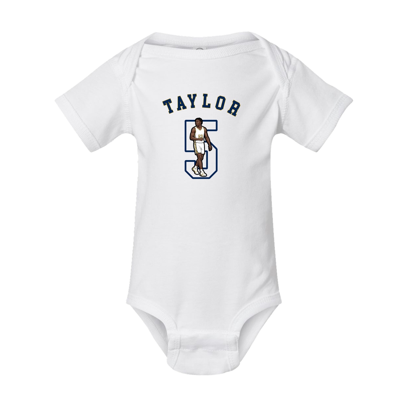Baby Onesie — Shirsey Arch in White