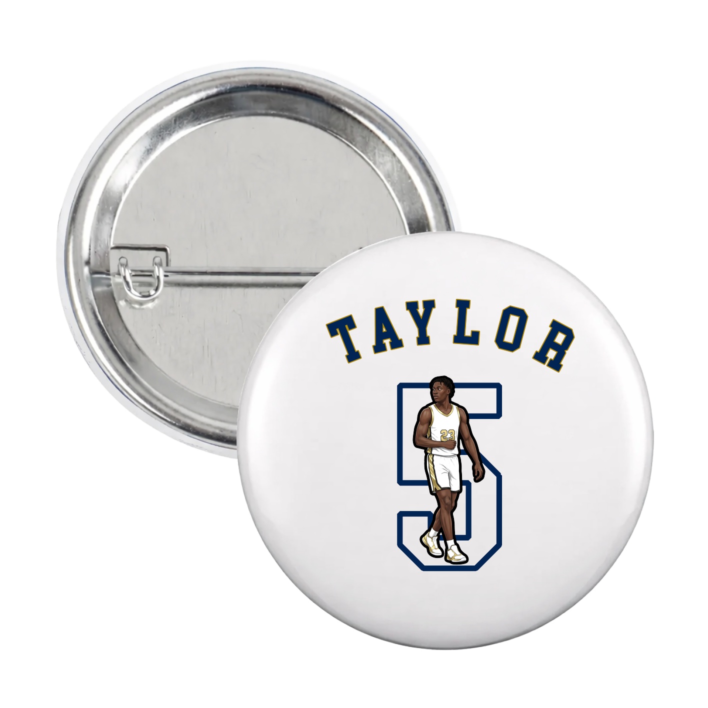 Game Day Button — Shirsey Arch in White