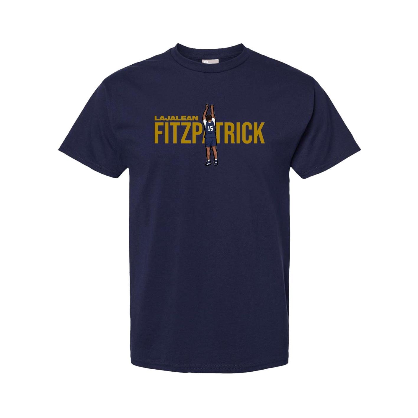 Tee — Player Name in Navy