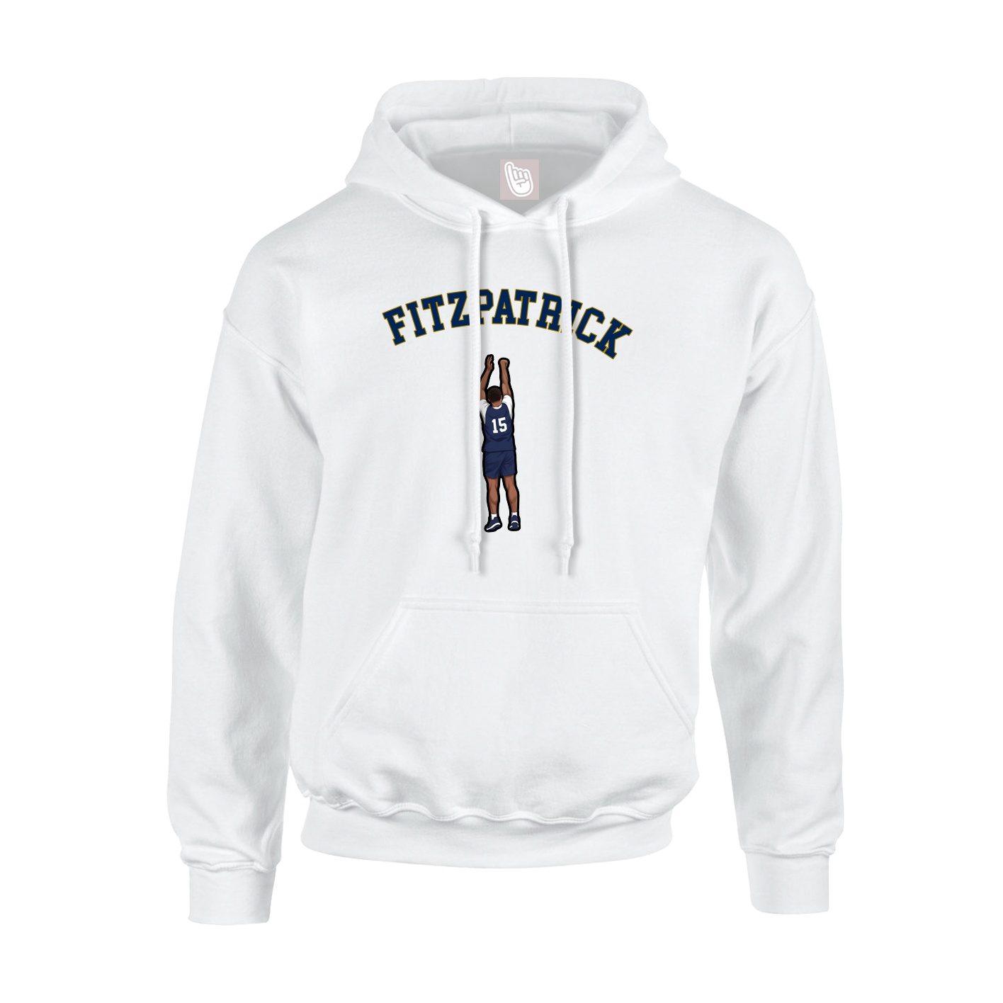 Hoodie — Shirsey Arch in White