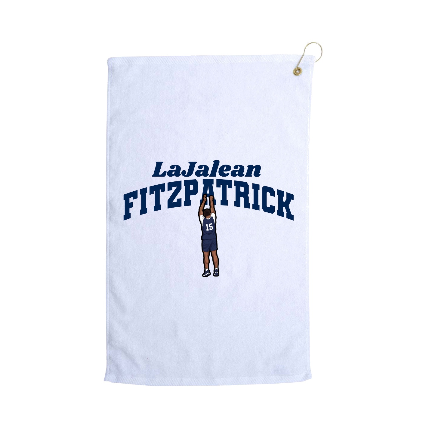 Golf Towel — Signature Arch in White