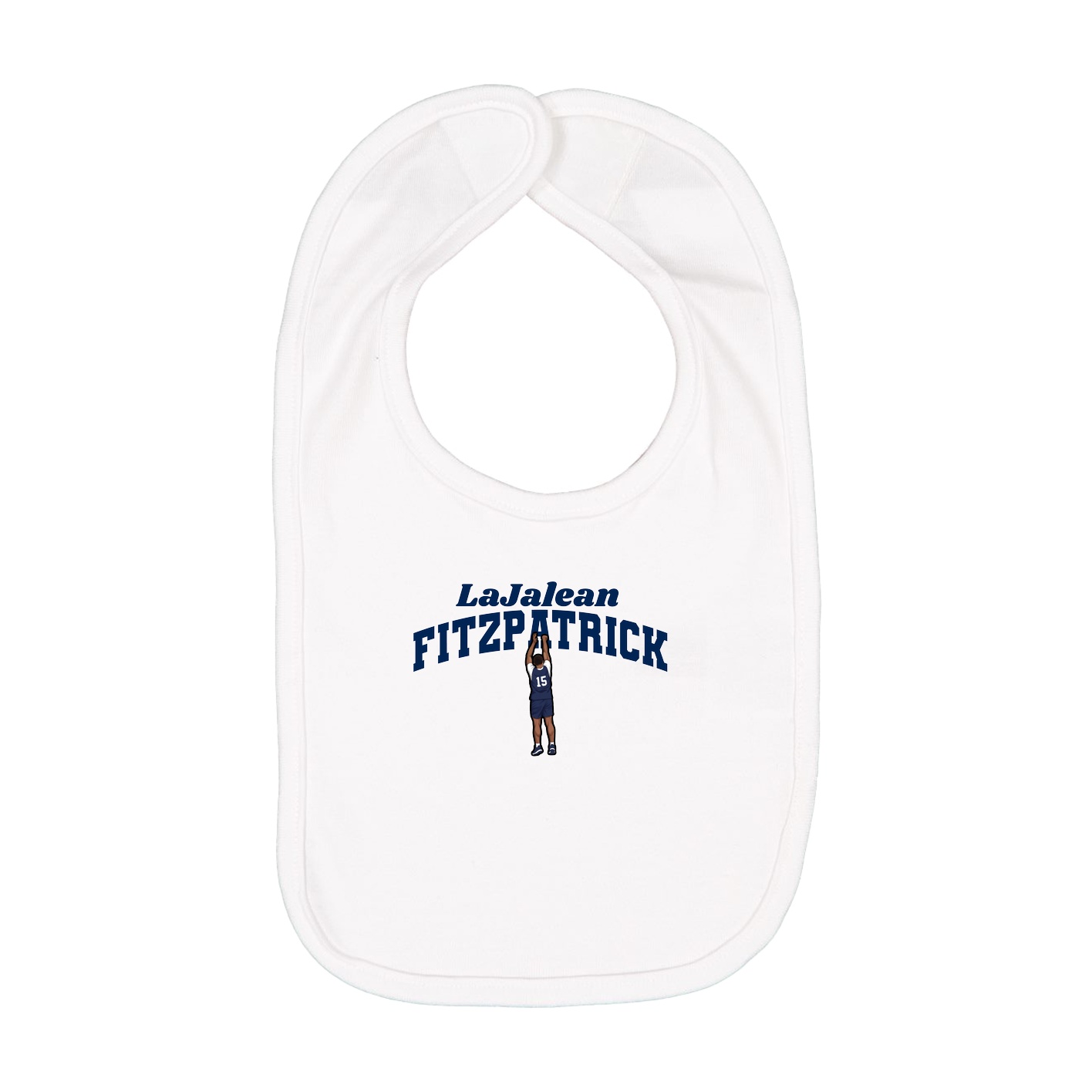 Infant Bib — Signature Arch in White