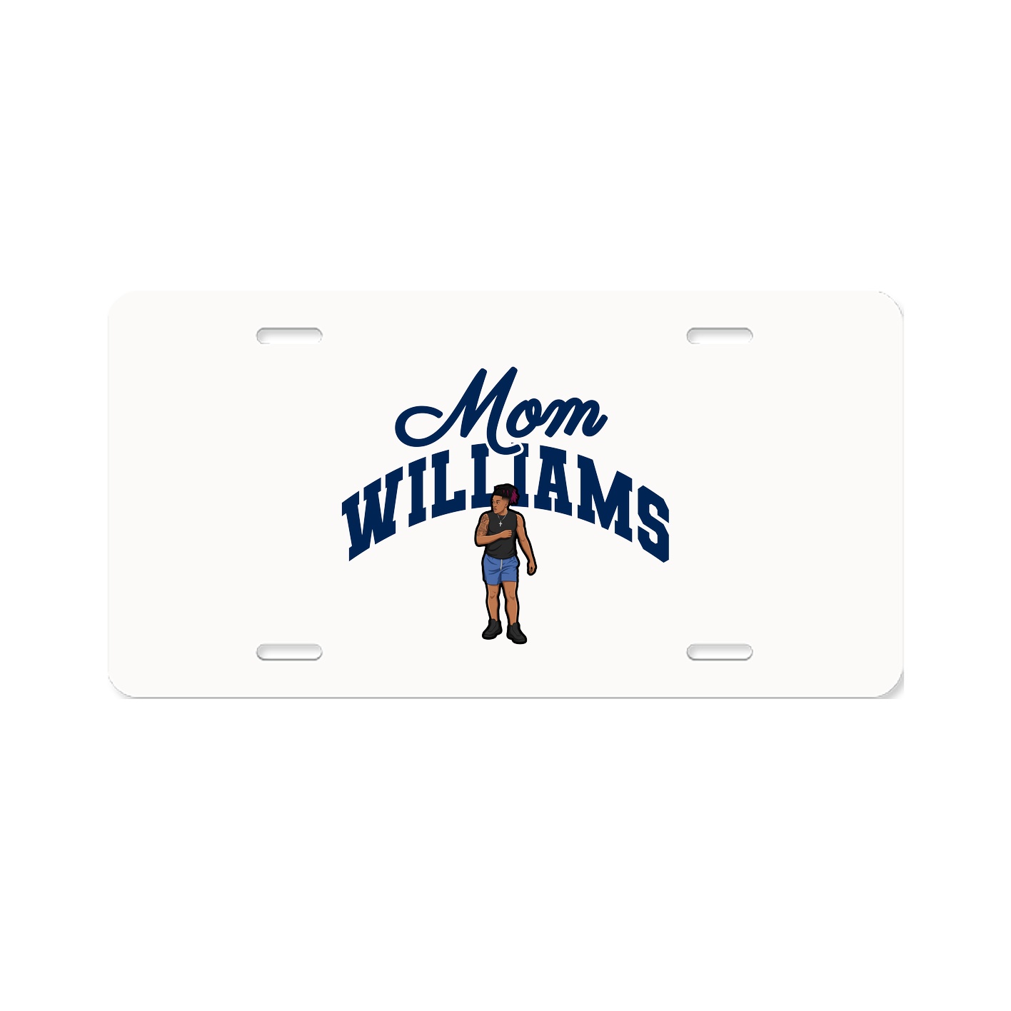 License Plate — Mothers Day Arch in Classic