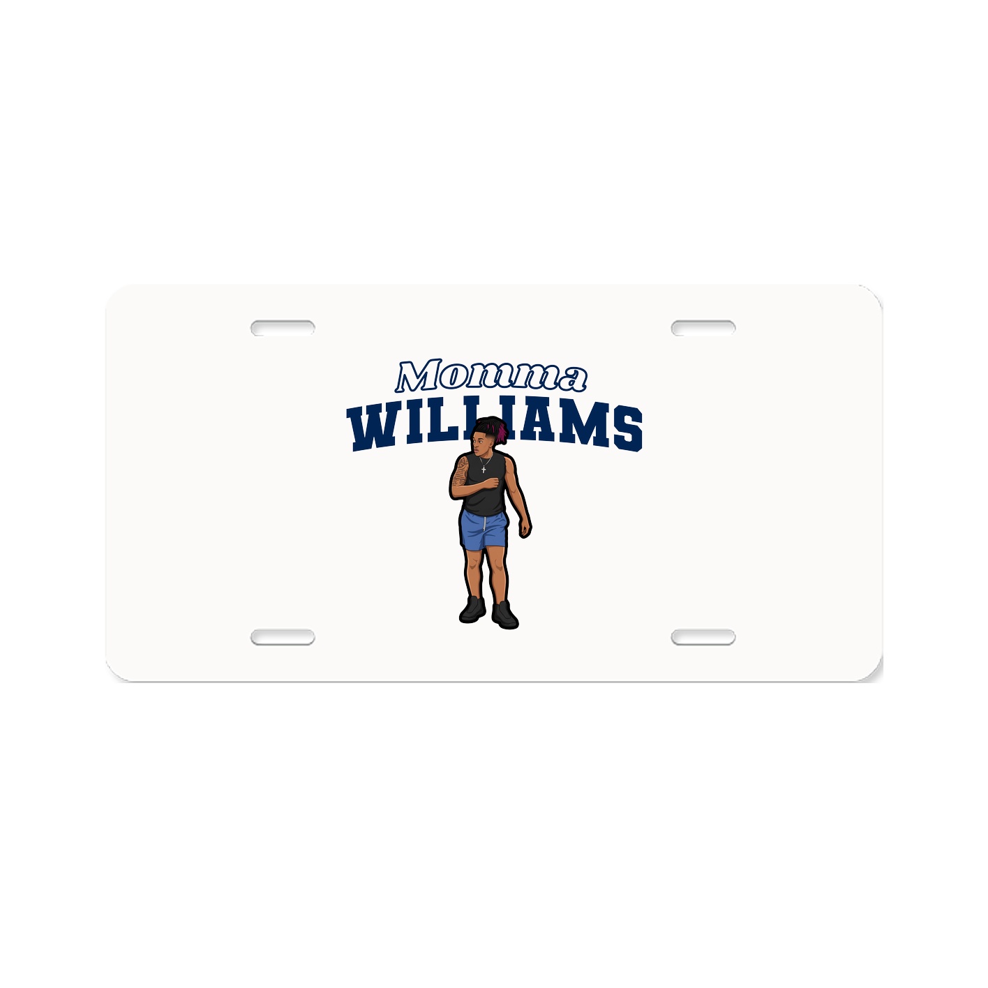 License Plate — Mothers Day Block in Classic