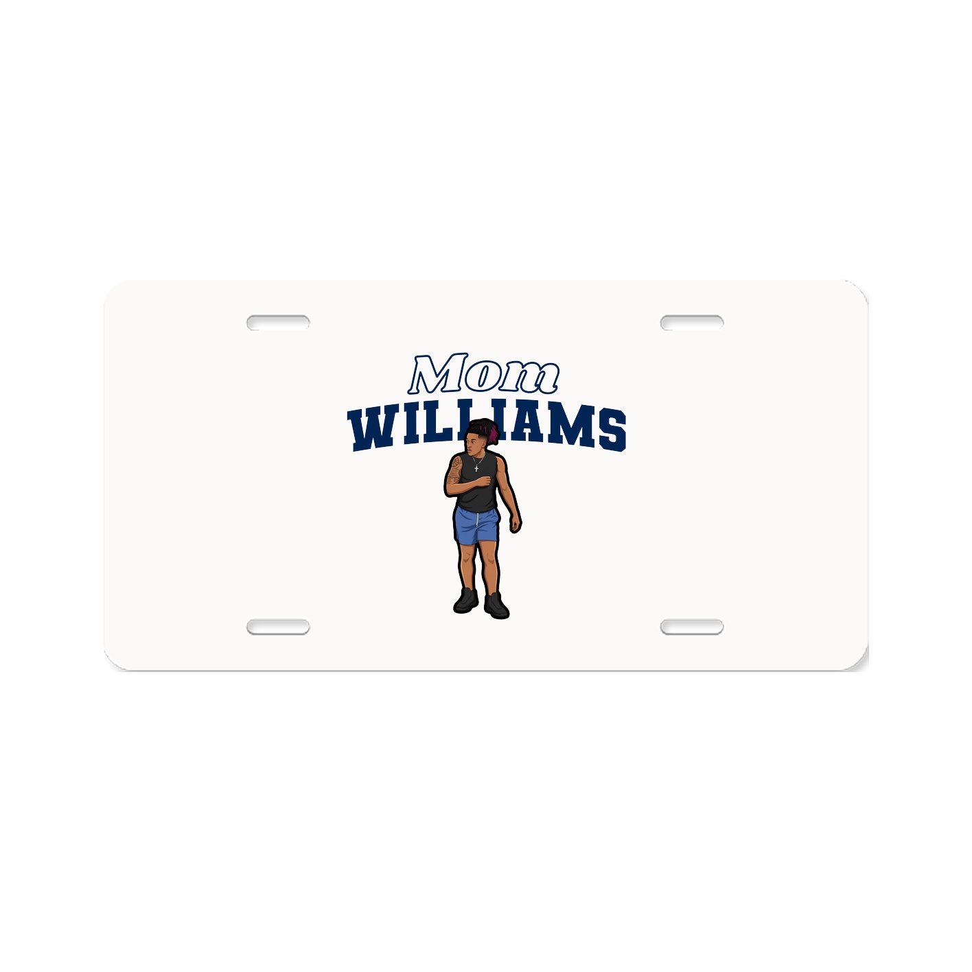 License Plate — Mothers Day Block in Classic