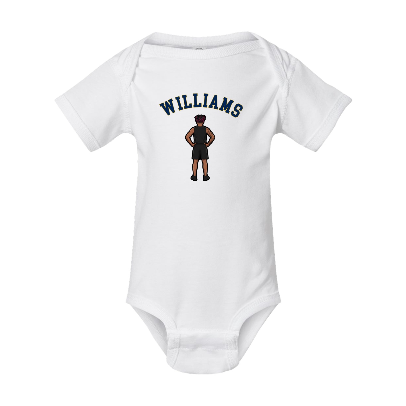 Baby Onesie — Shirsey Arch in White