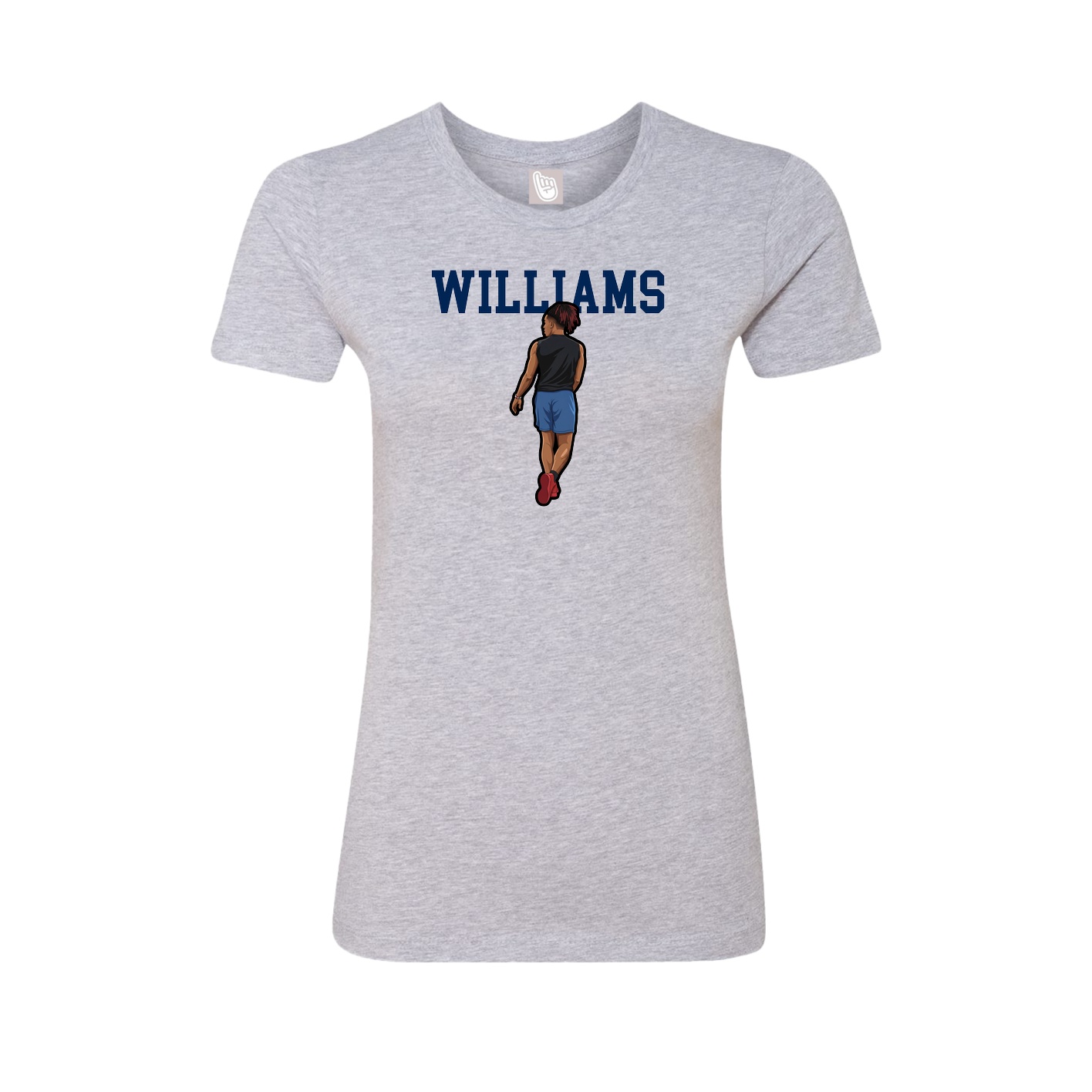 Fitted Women's Tee — Shirsey in Grey