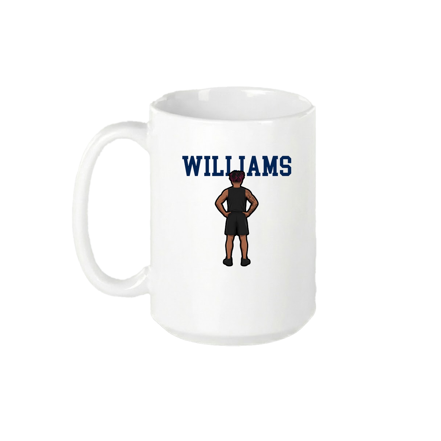 15oz Coffee Mug — Shirsey in White