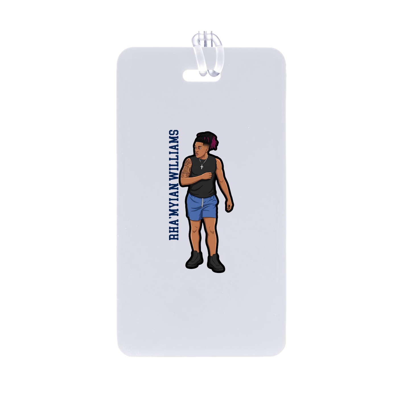 Bag Tag — Name Vertical in Classic