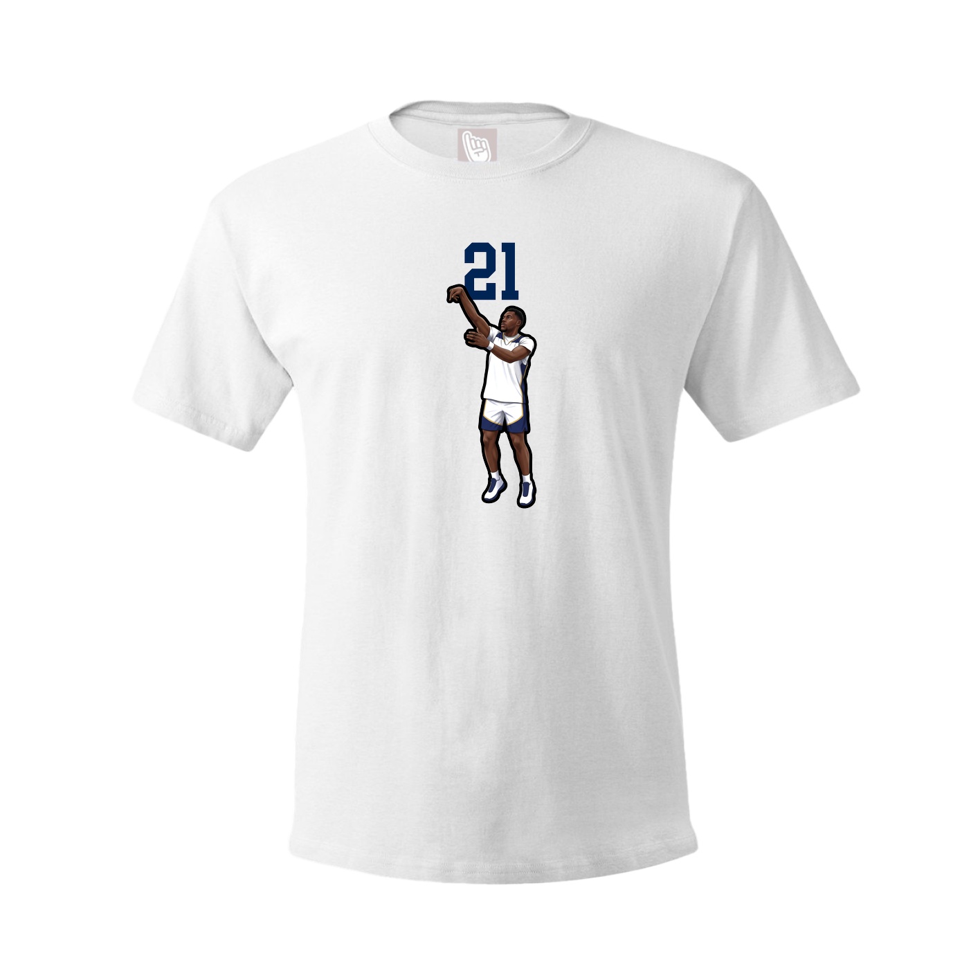 Tee — Number Top in White