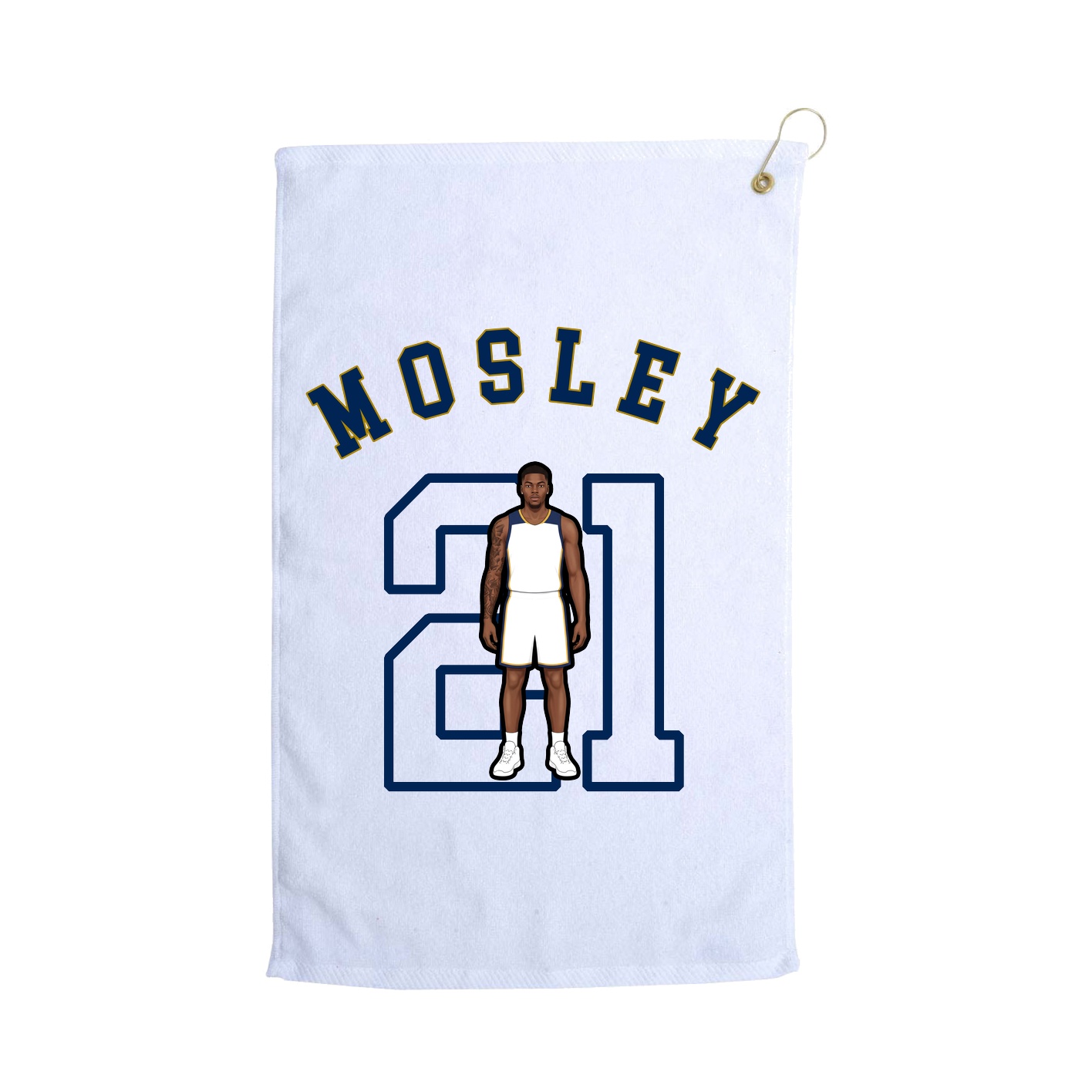 Golf Towel — Shirsey Arch in White