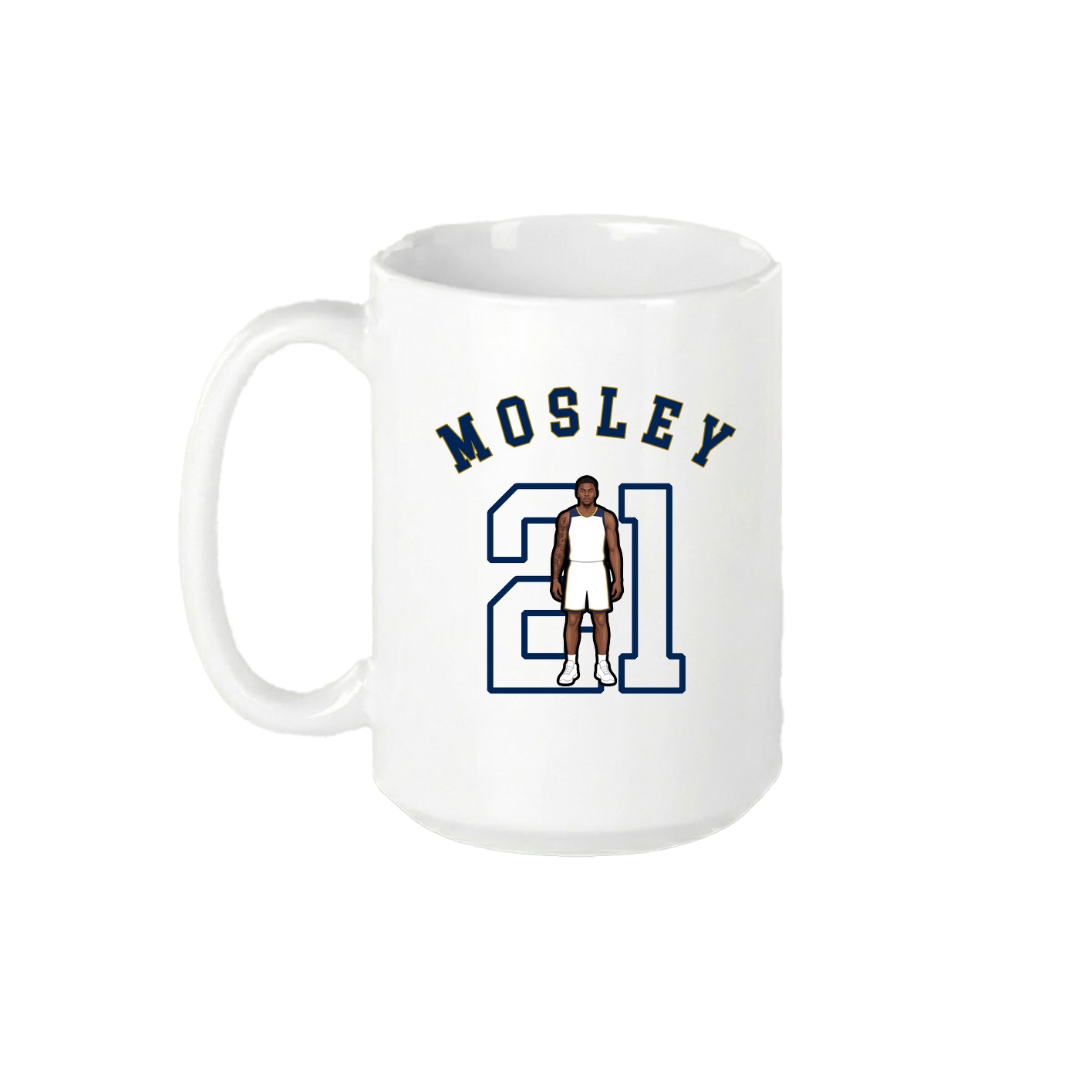 15oz Coffee Mug — Shirsey Arch in White