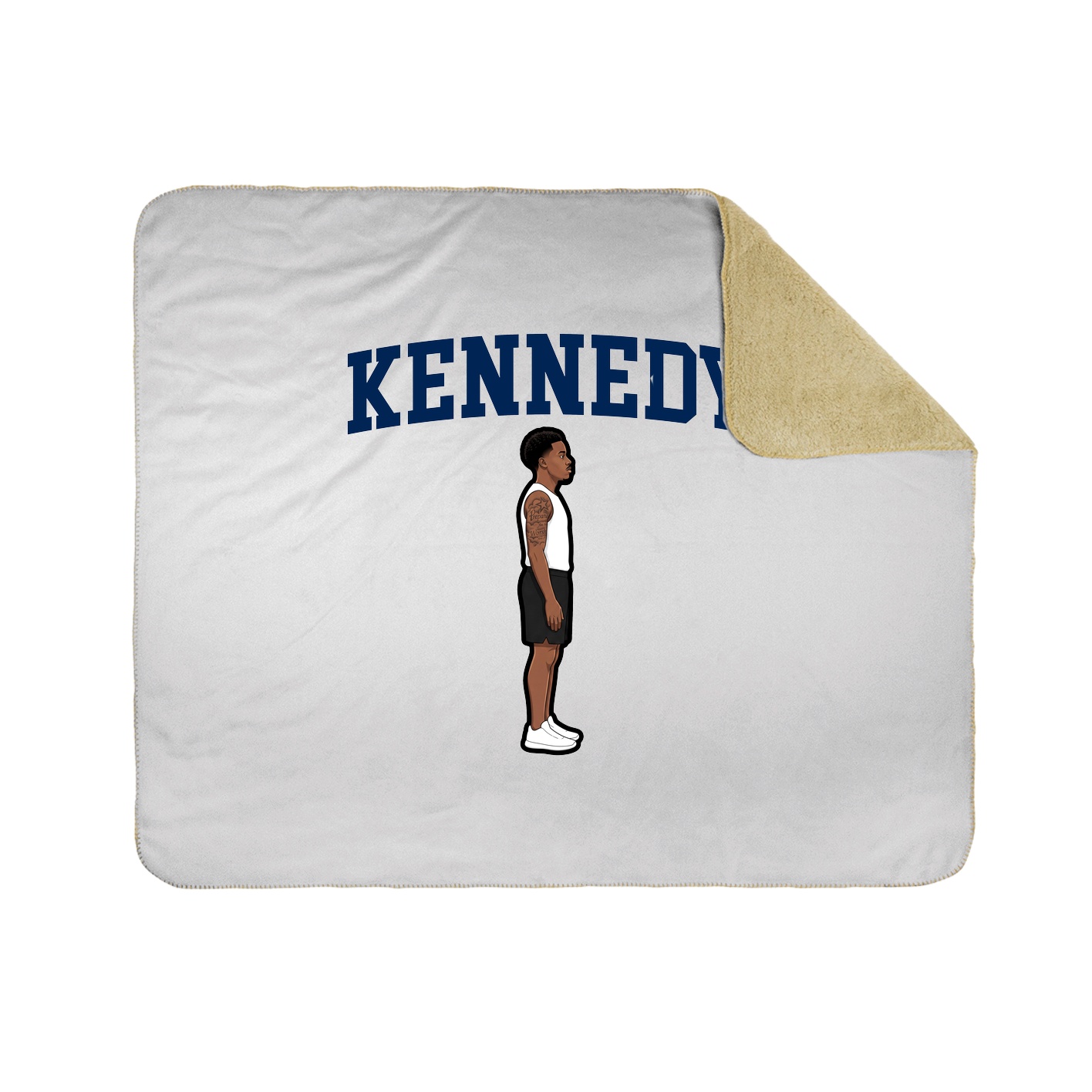 Throw Blanket — Shirsey in White