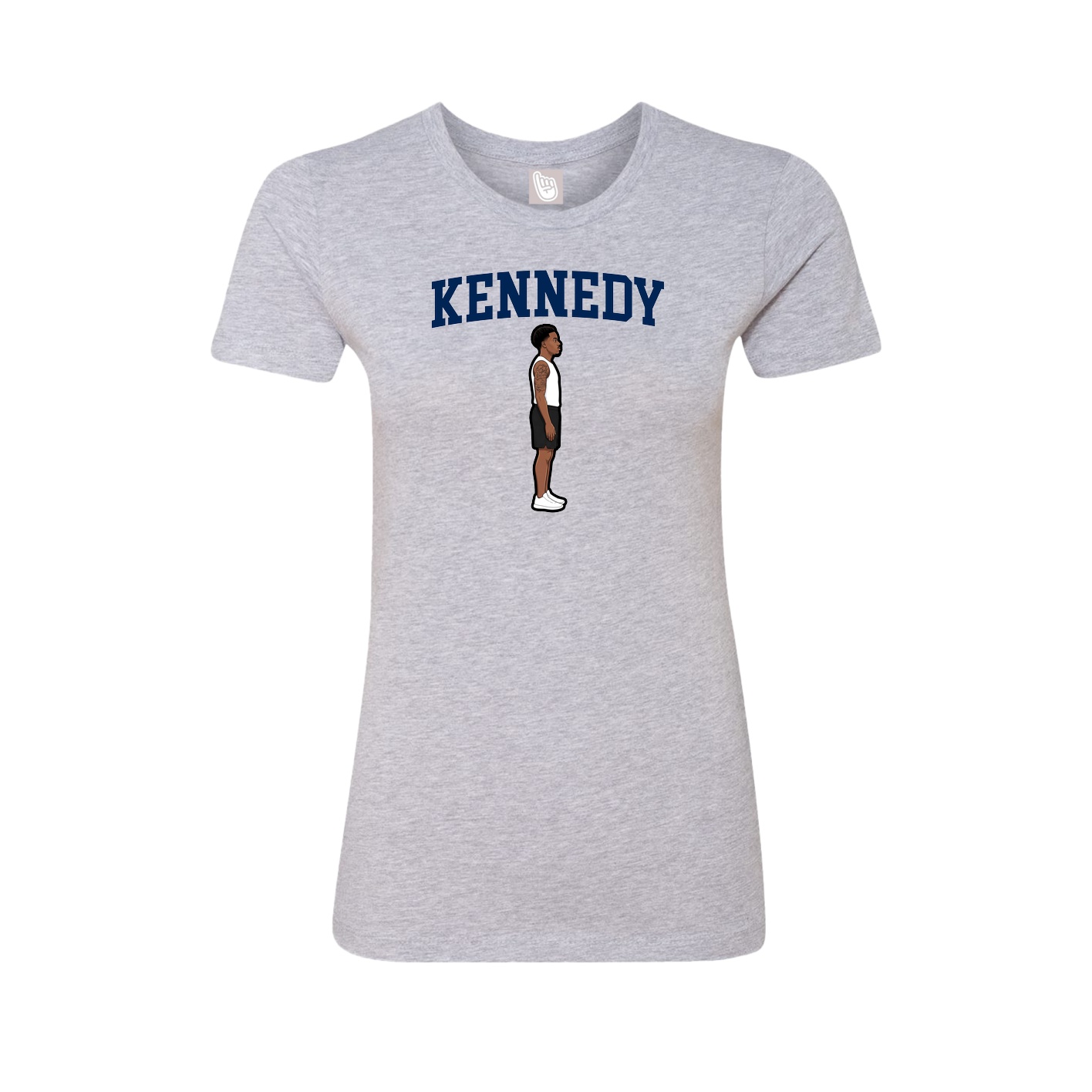 Fitted Women's Tee — Shirsey in Grey