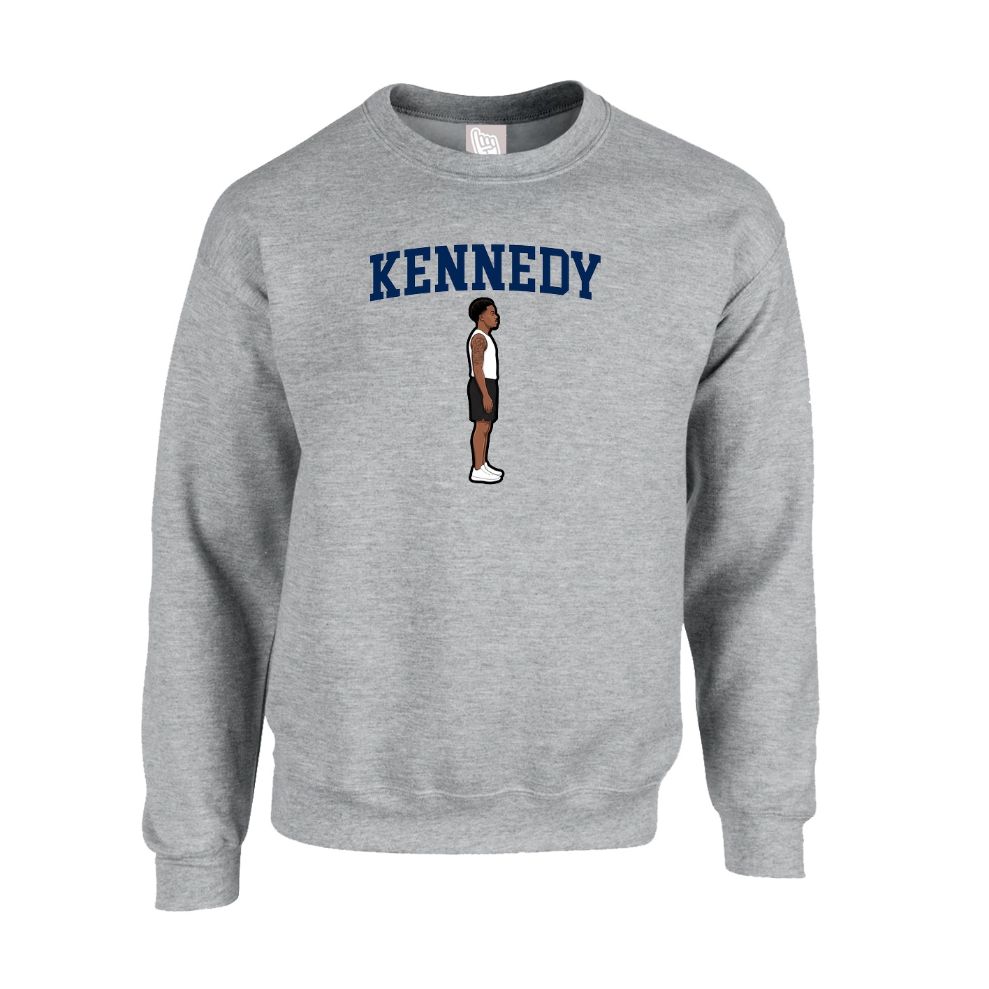 Fleece Crew — Shirsey in Grey