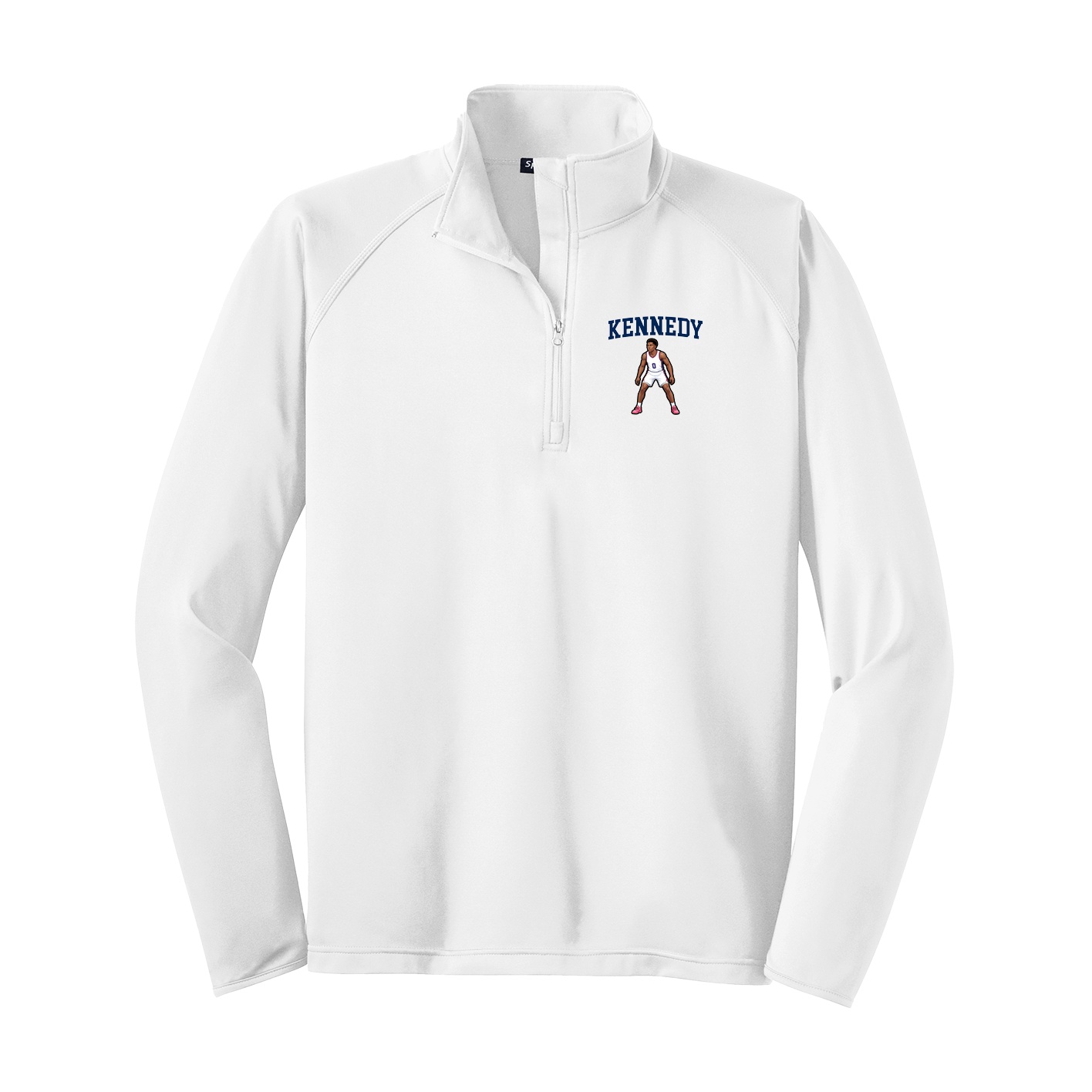 Q-Zip Pullover — Shirsey in White