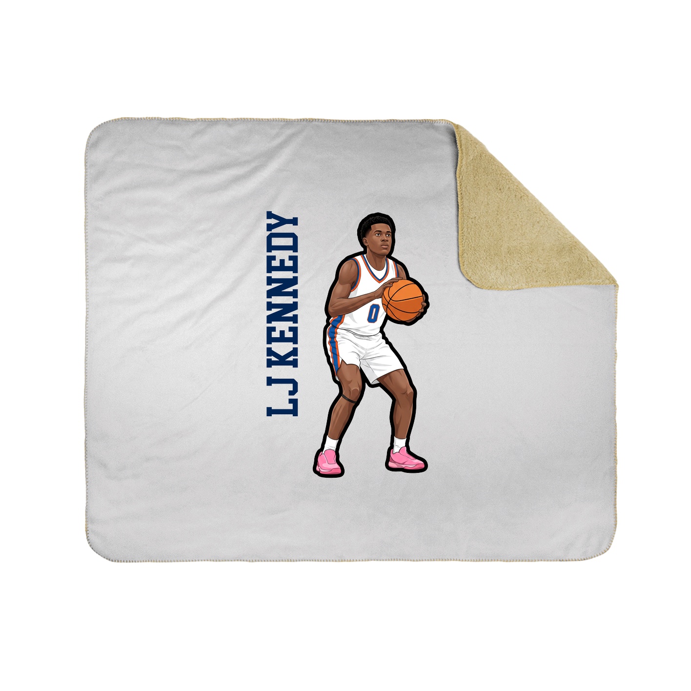 50x60 Sherpa Lined Throw Blanket