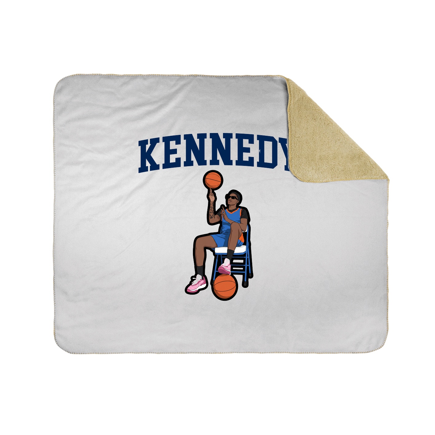 Throw Blanket — Shirsey in White