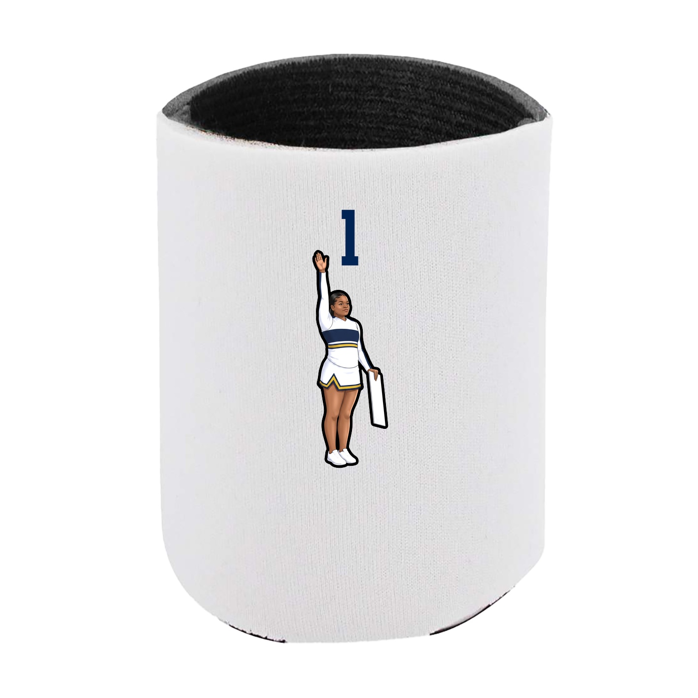 Can Holder — Number Top in White