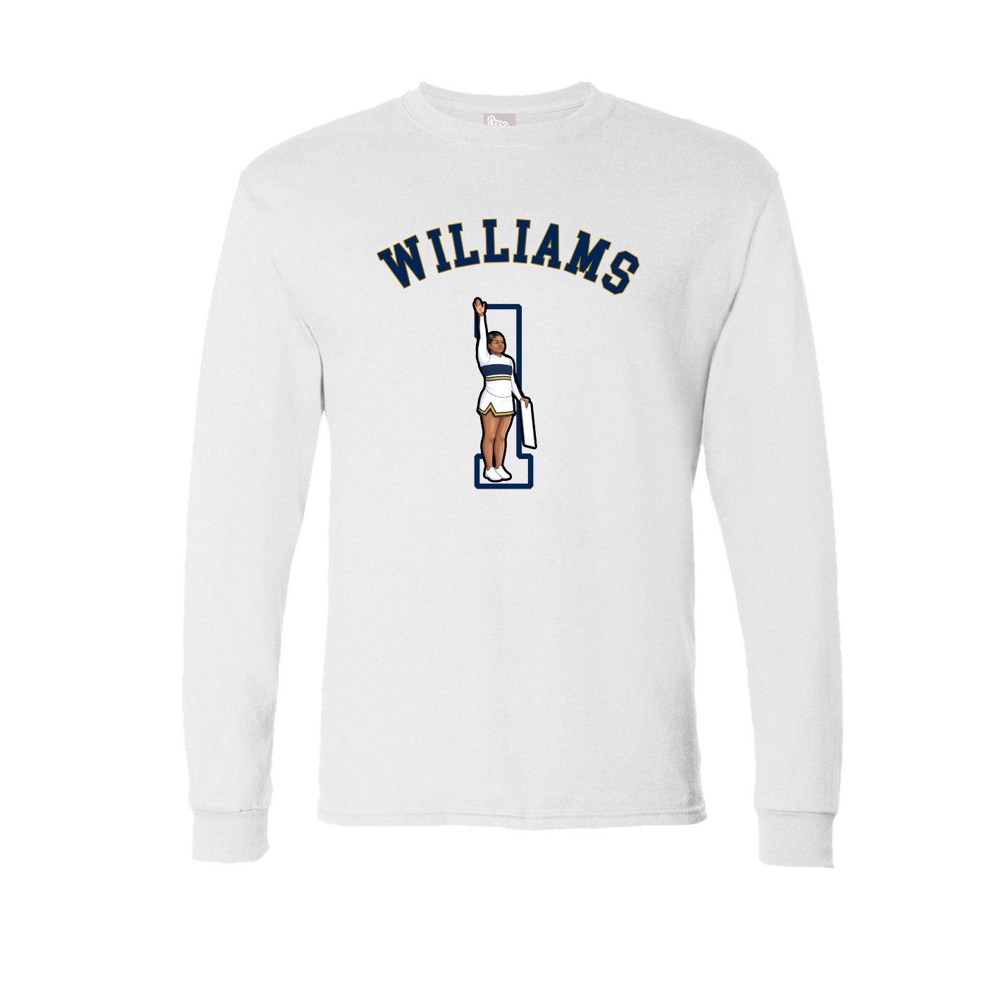 Long Sleeve Tee — Shirsey Arch in White