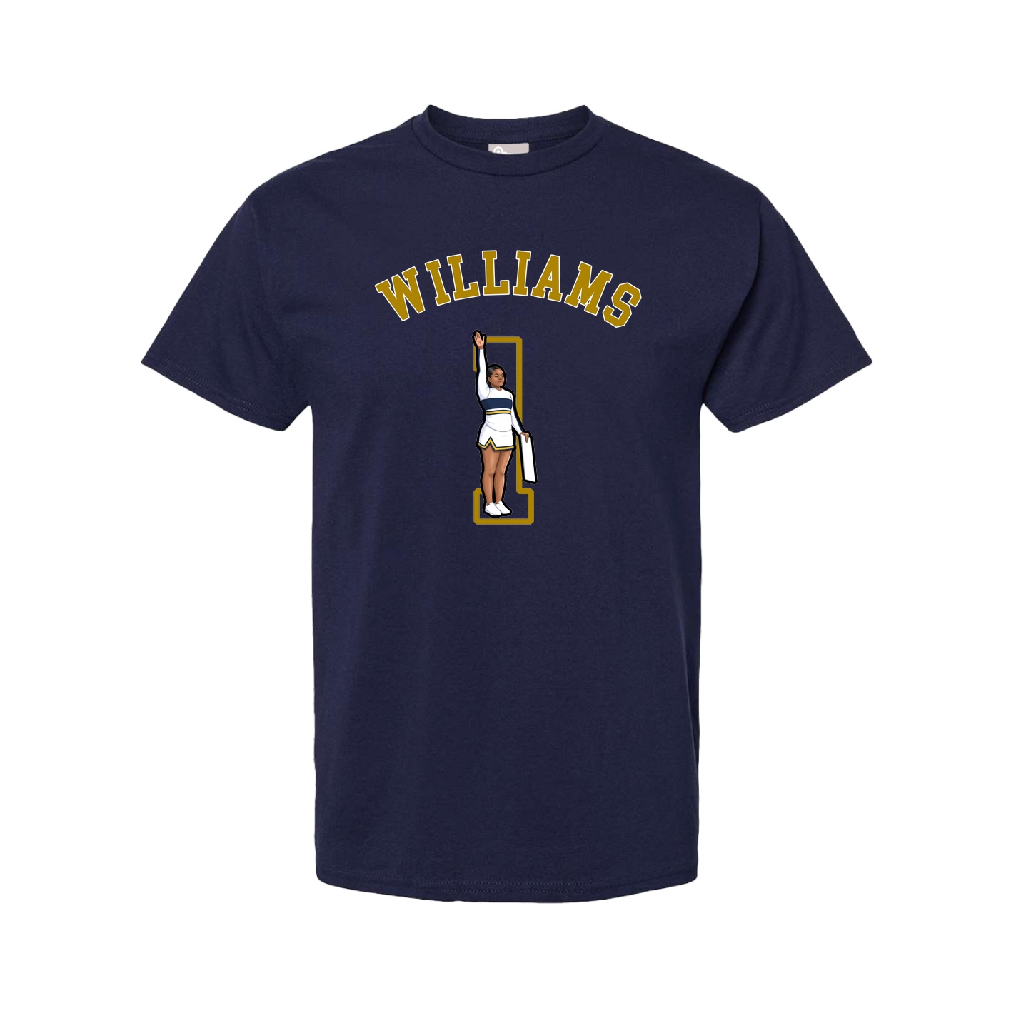 Youth Tee — Shirsey Arch in Navy