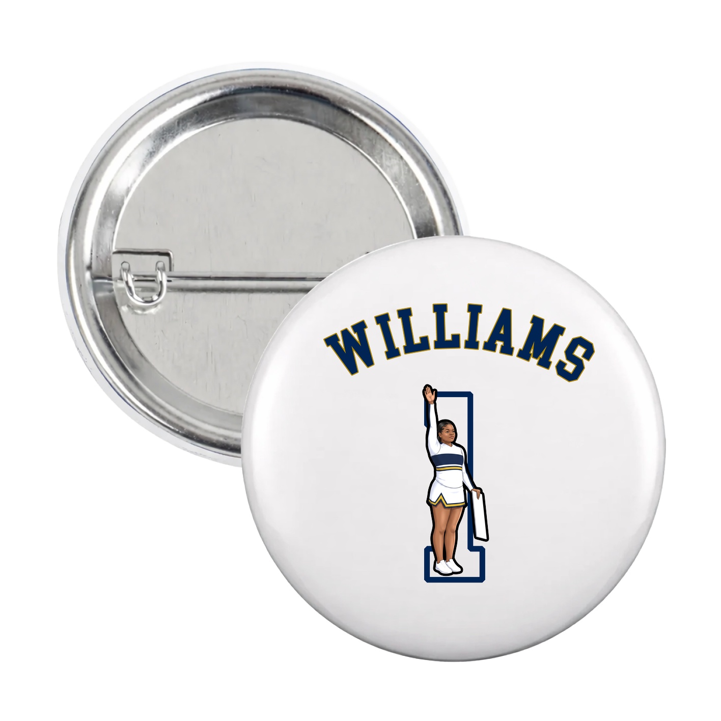 Game Day Button — Shirsey Arch in White