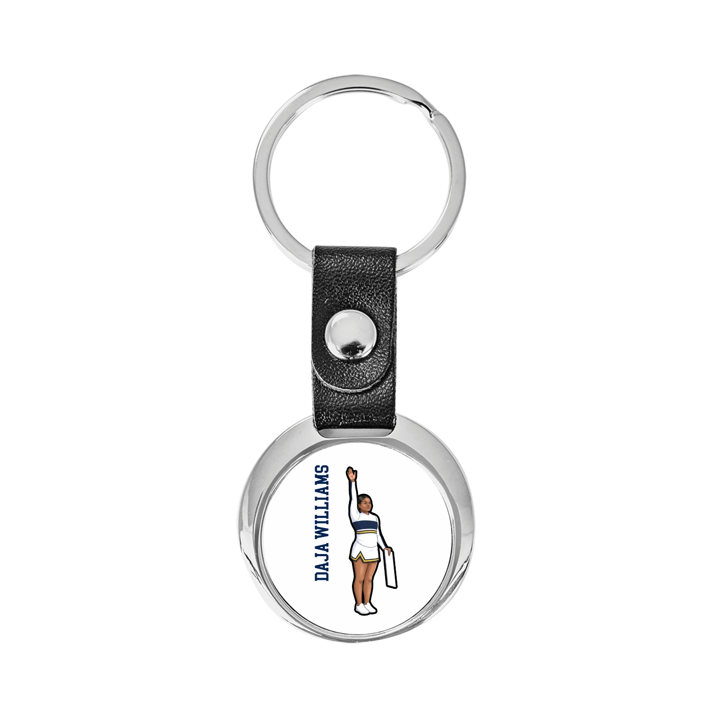 Key Chain — Name Vertical in Classic