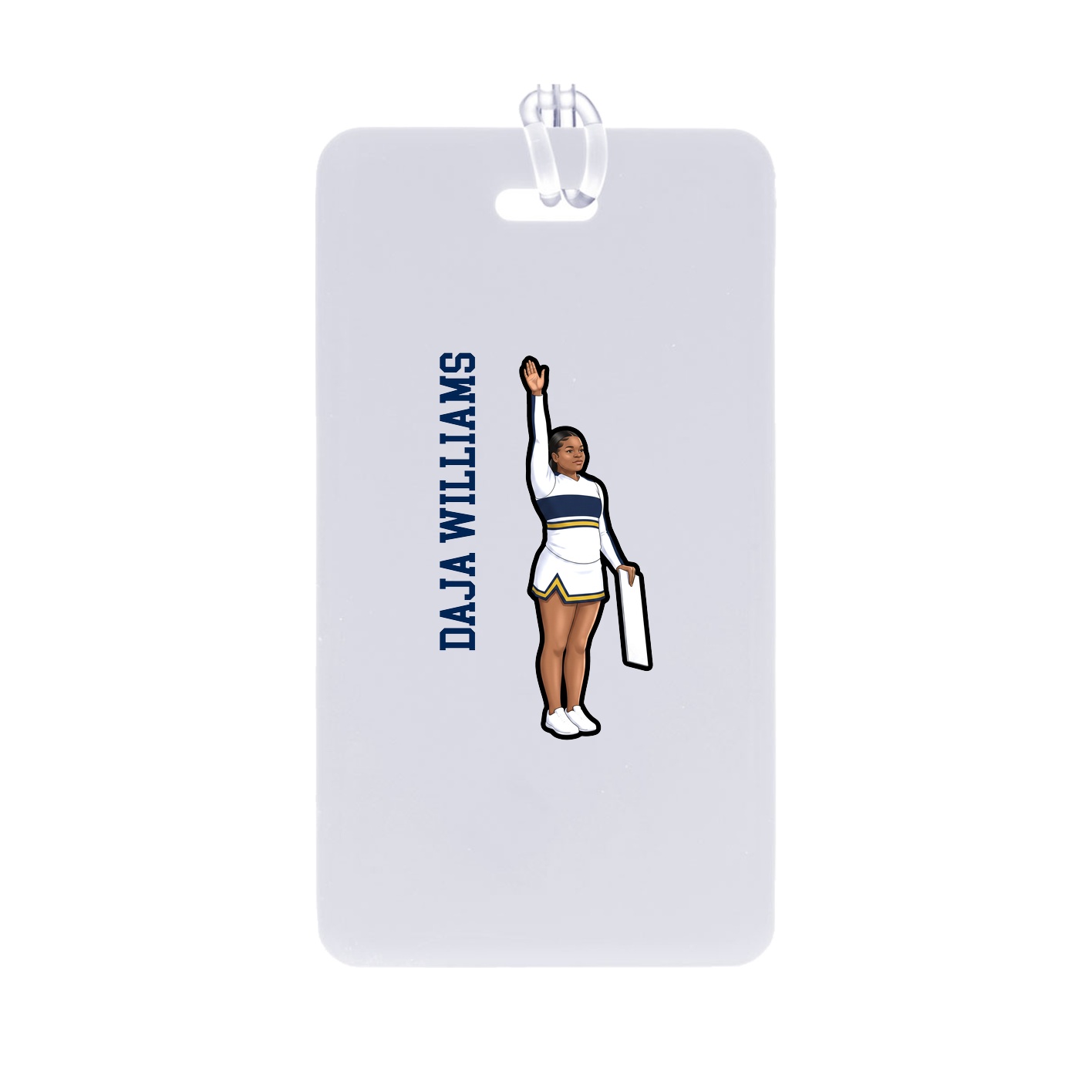 Bag Tag — Name Vertical in Classic