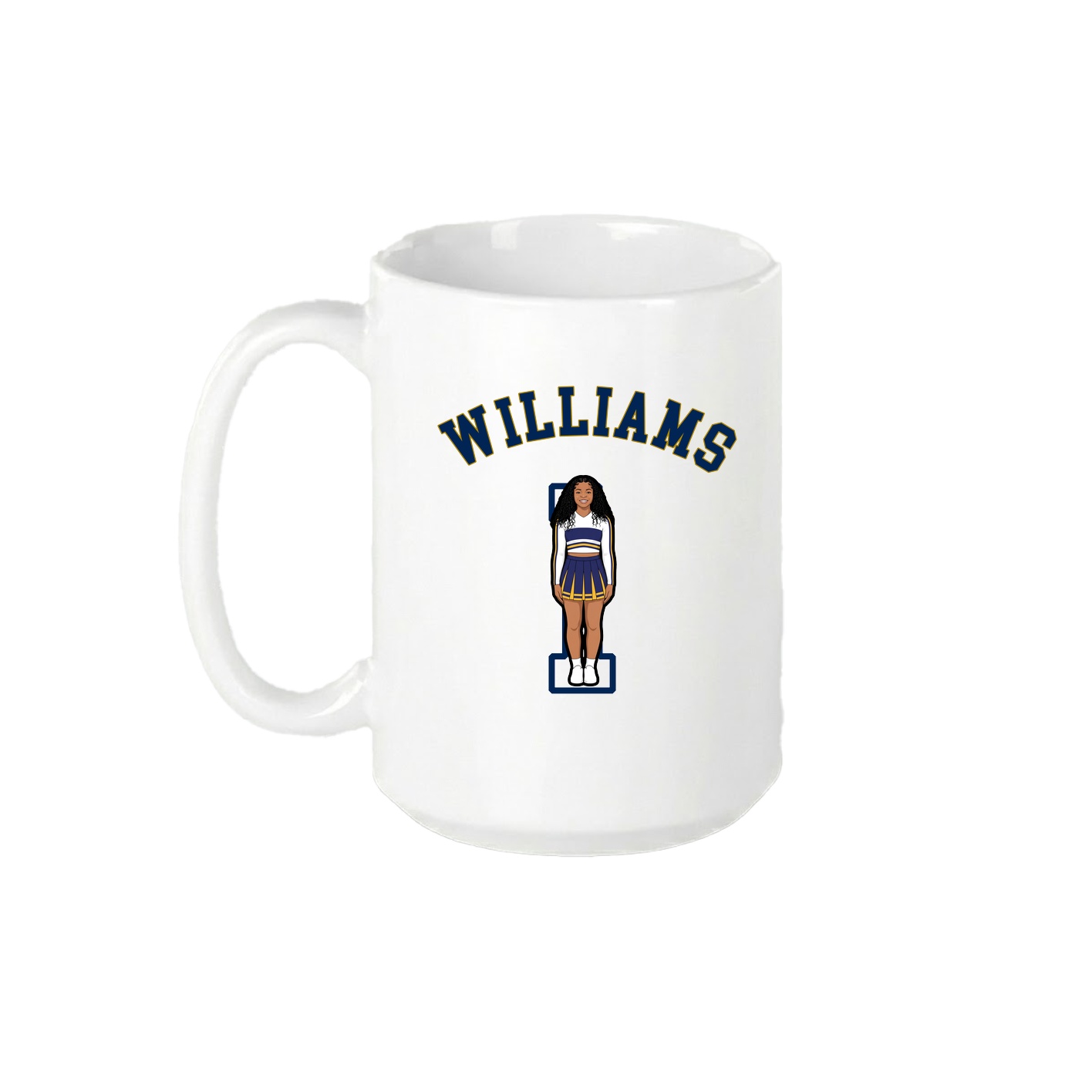 15oz Coffee Mug — Shirsey Arch in White