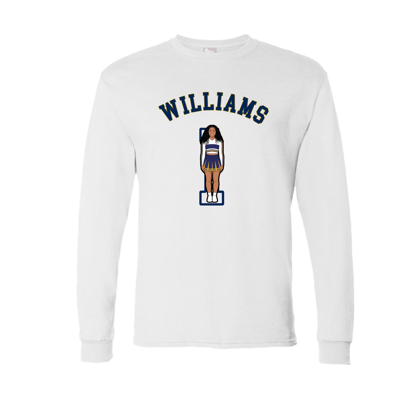 Long Sleeve Tee — Shirsey Arch in White