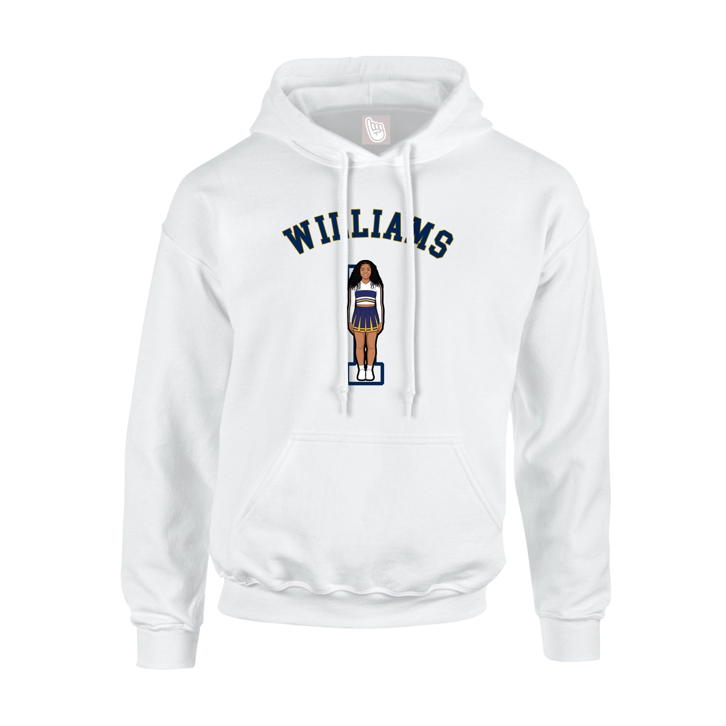 Hoodie — Shirsey Arch in White
