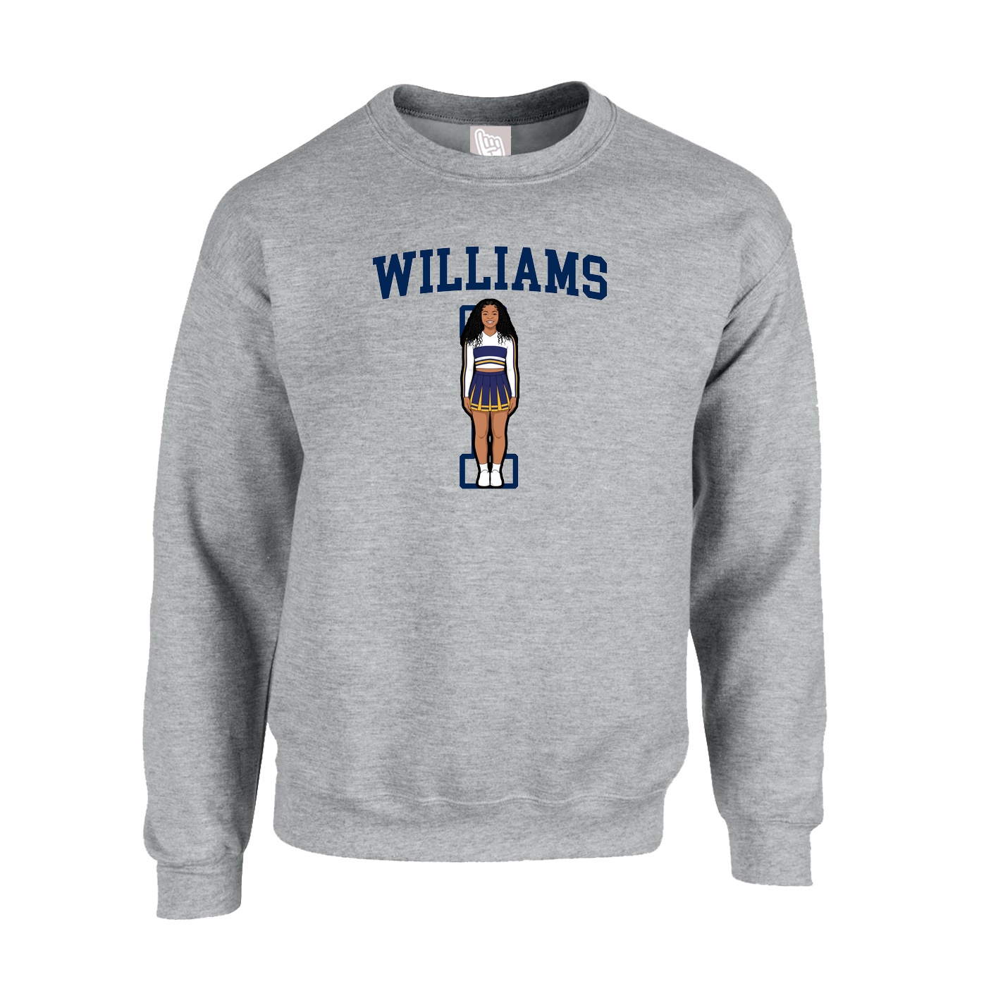 Fleece Crew — Shirsey in Grey