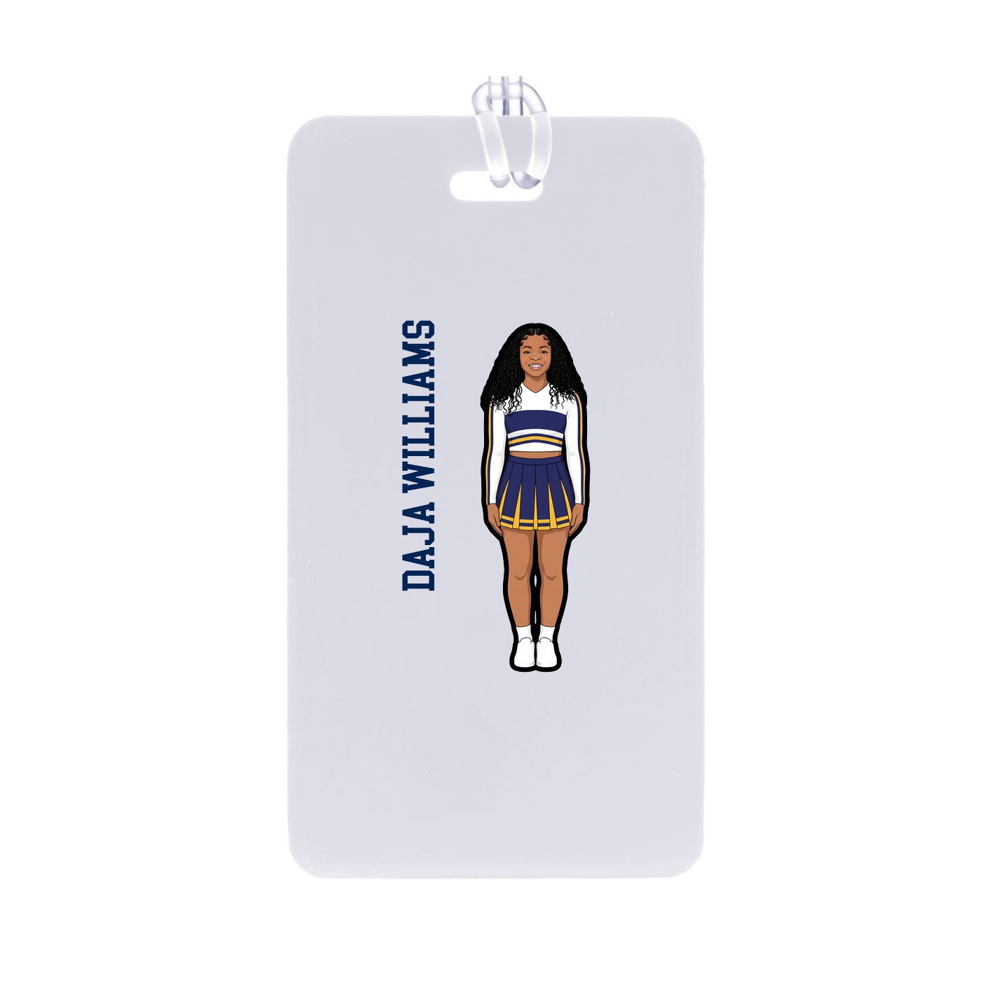 Bag Tag — Name Vertical in Classic