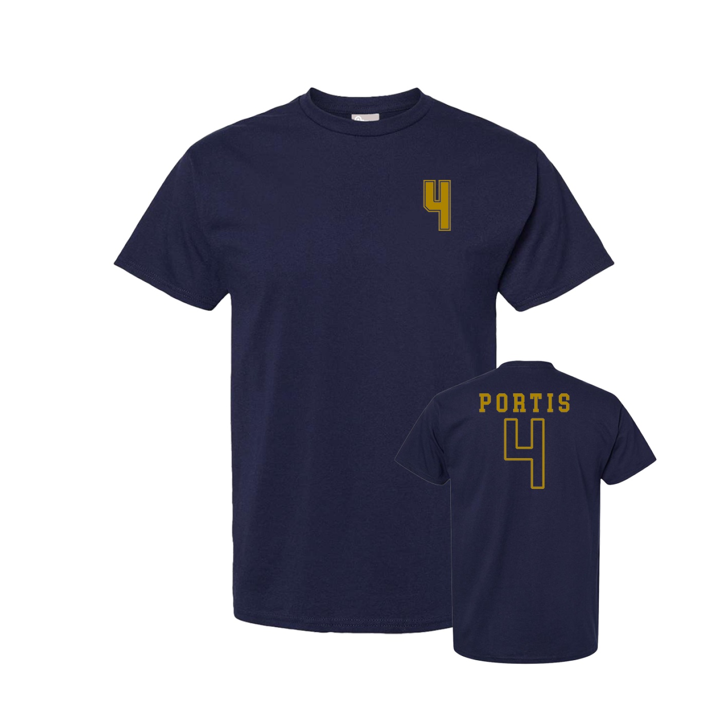 Tee — Chest Back in Navy