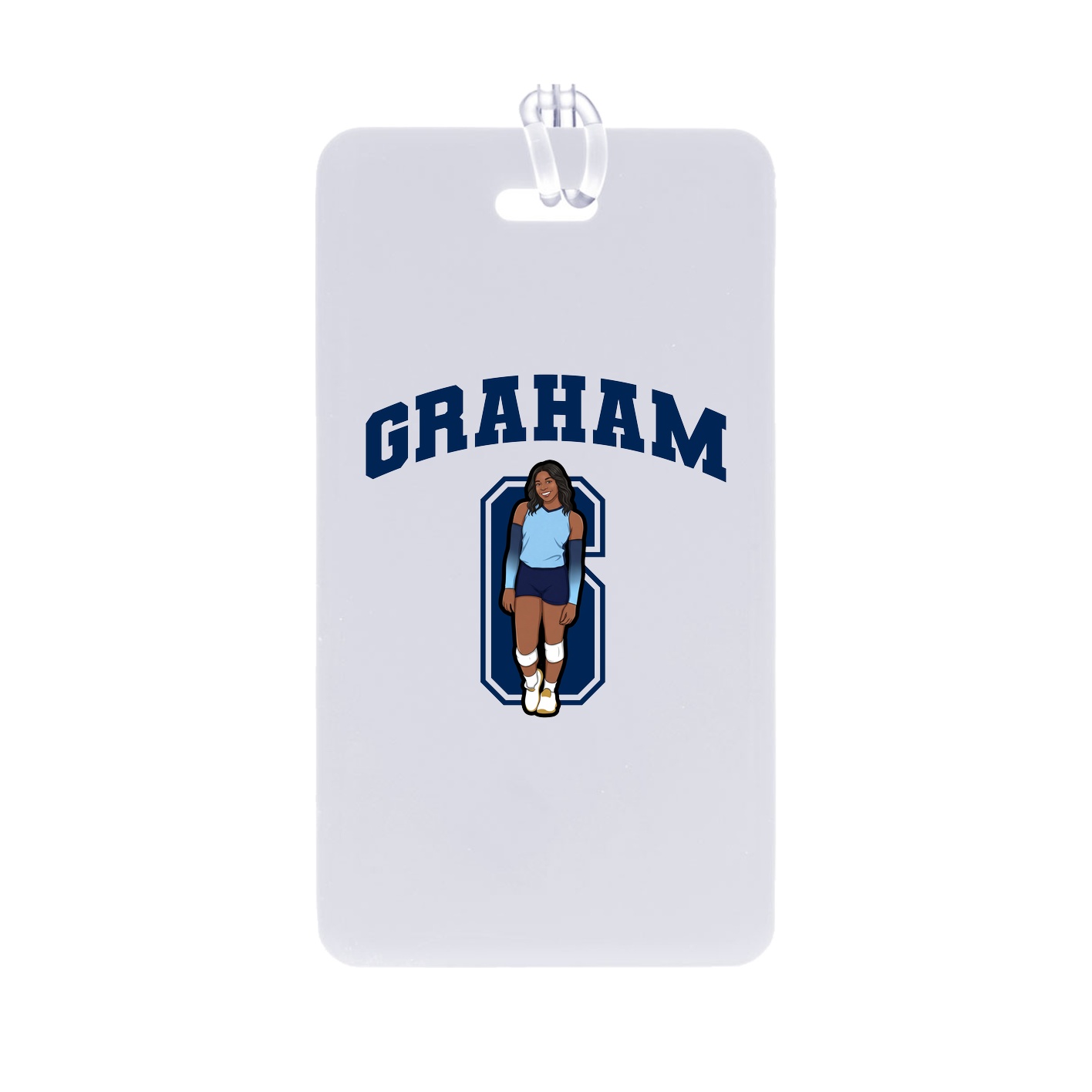Bag Tag — Number in Classic