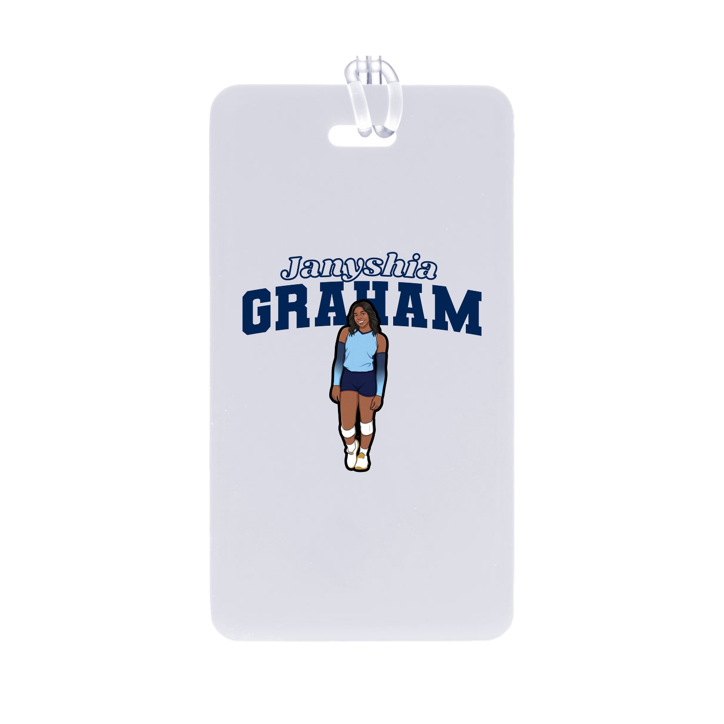Bag Tag — Name Arch in Classic