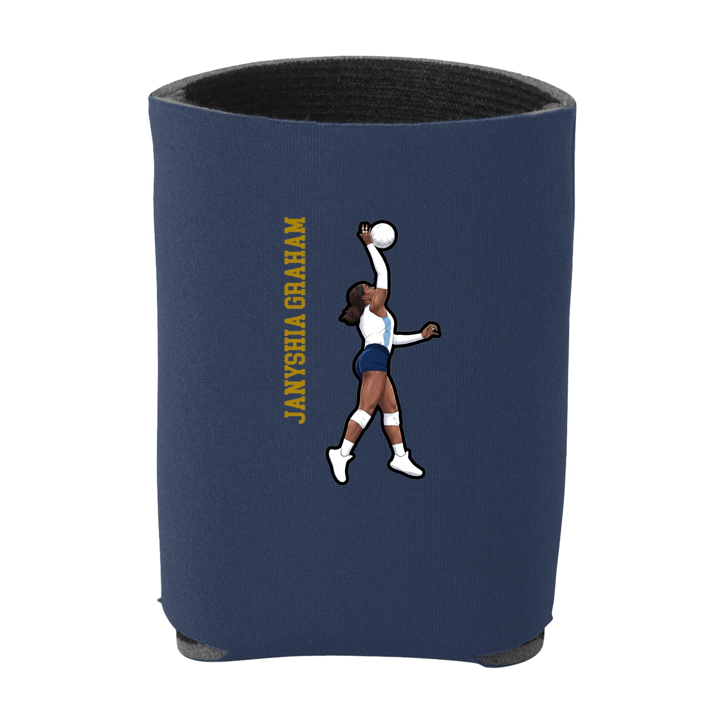 Can Holder — Name Vertical in Navy