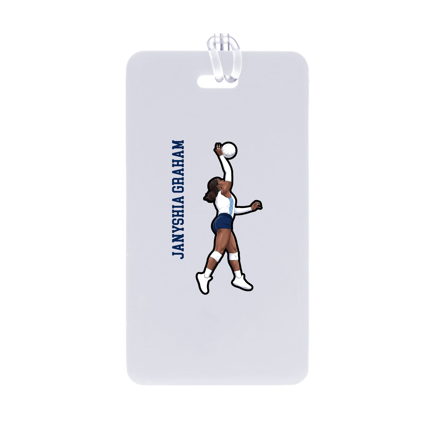Bag Tag — Name Vertical in Classic