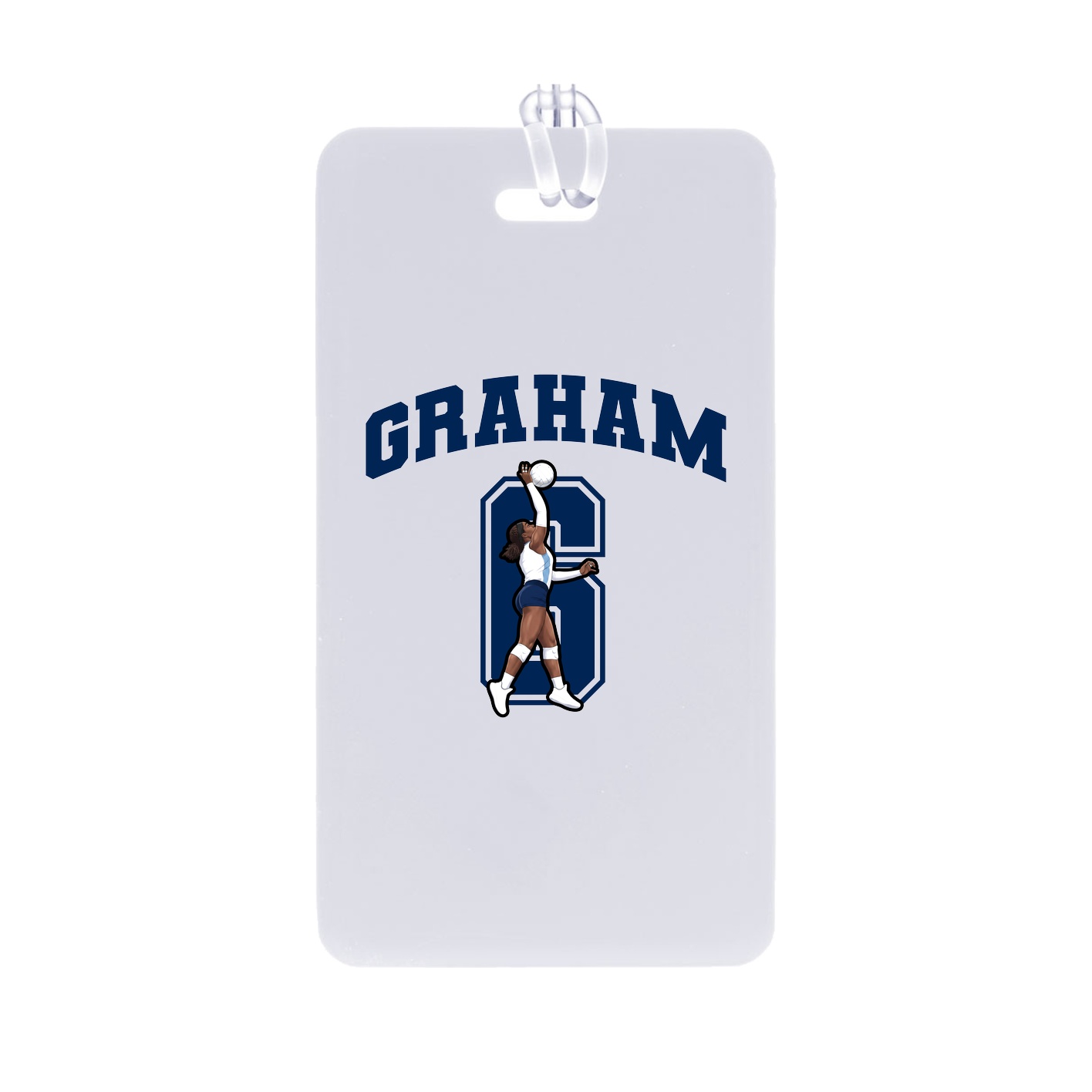 Bag Tag — Number in Classic