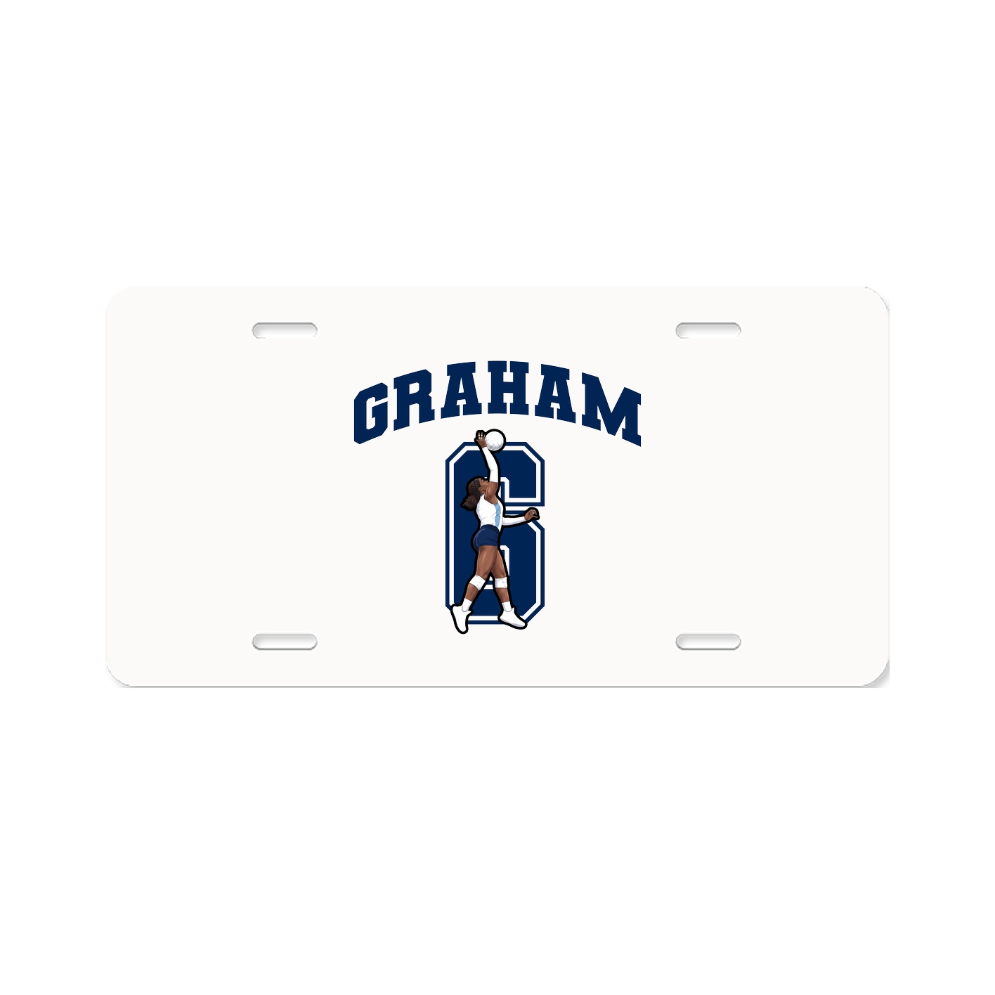 License Plate — Number in Classic