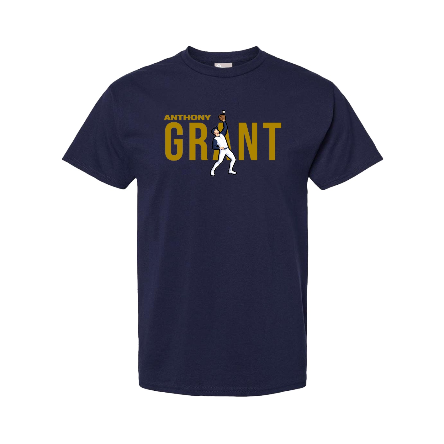 Tee — Player Name in Navy