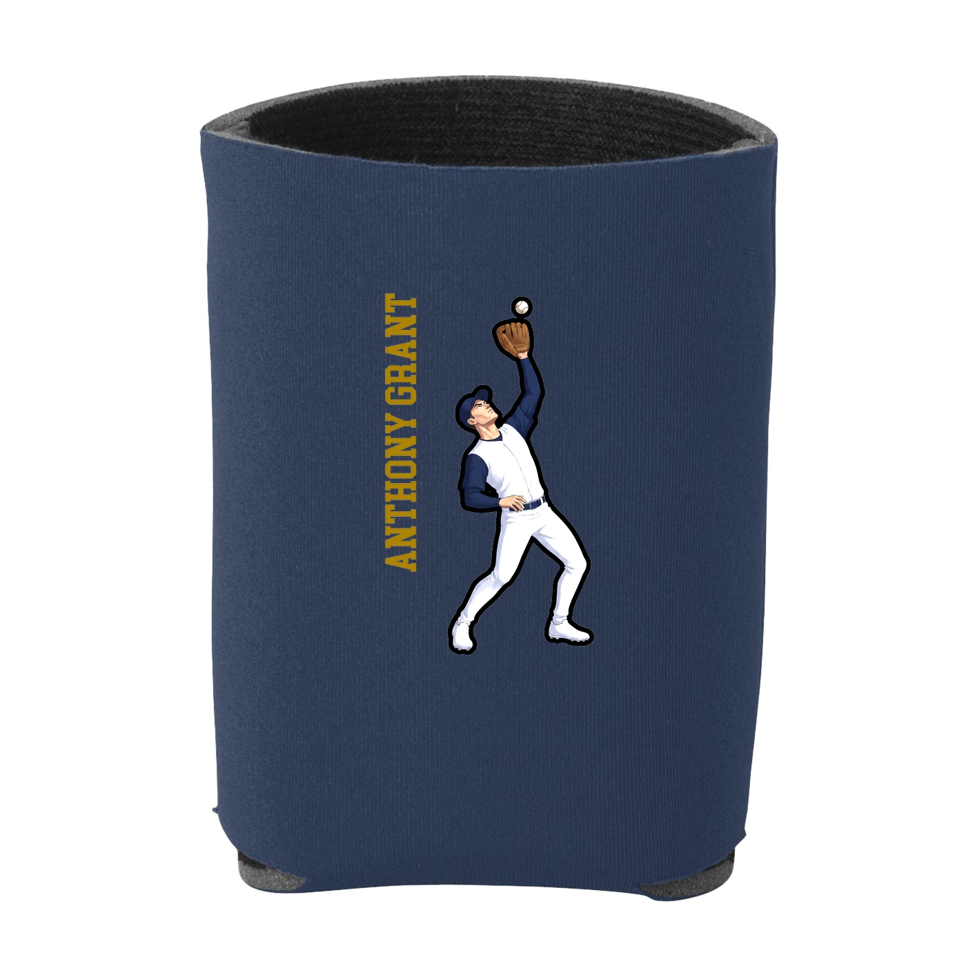 Can Holder — Name Vertical in Navy