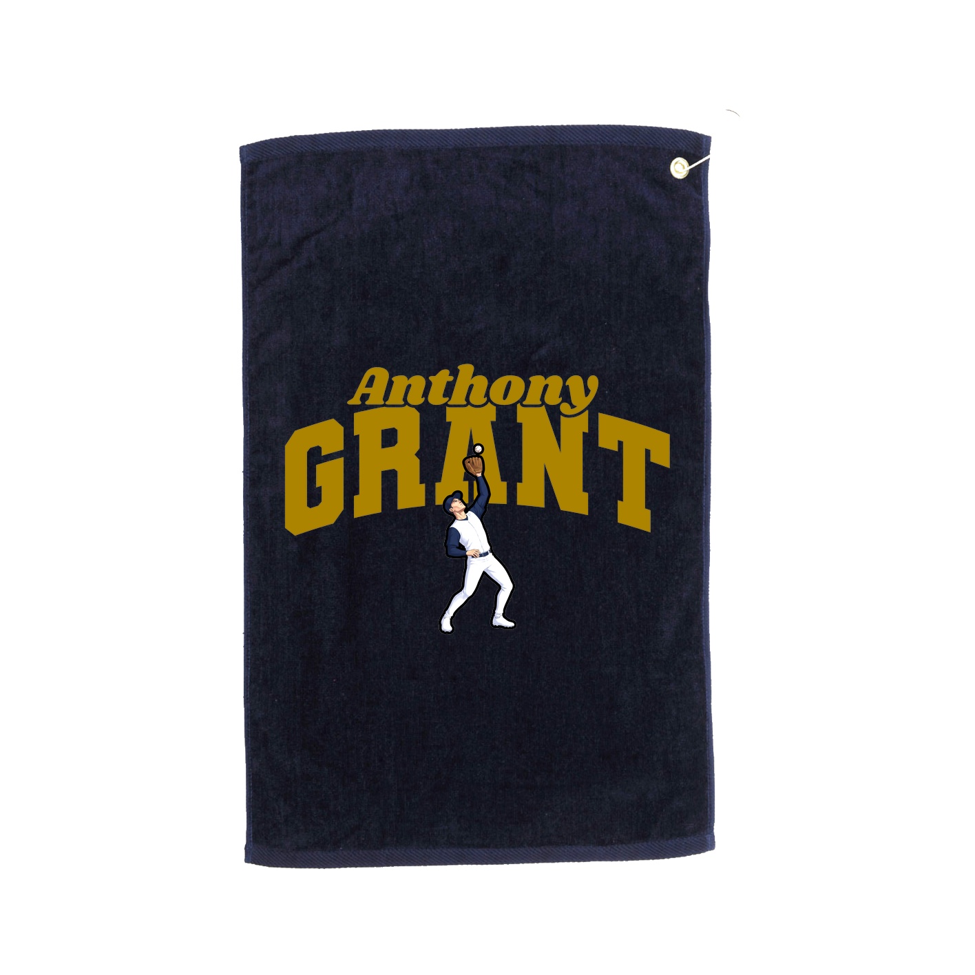 Golf Towel — Signature Arch in Navy