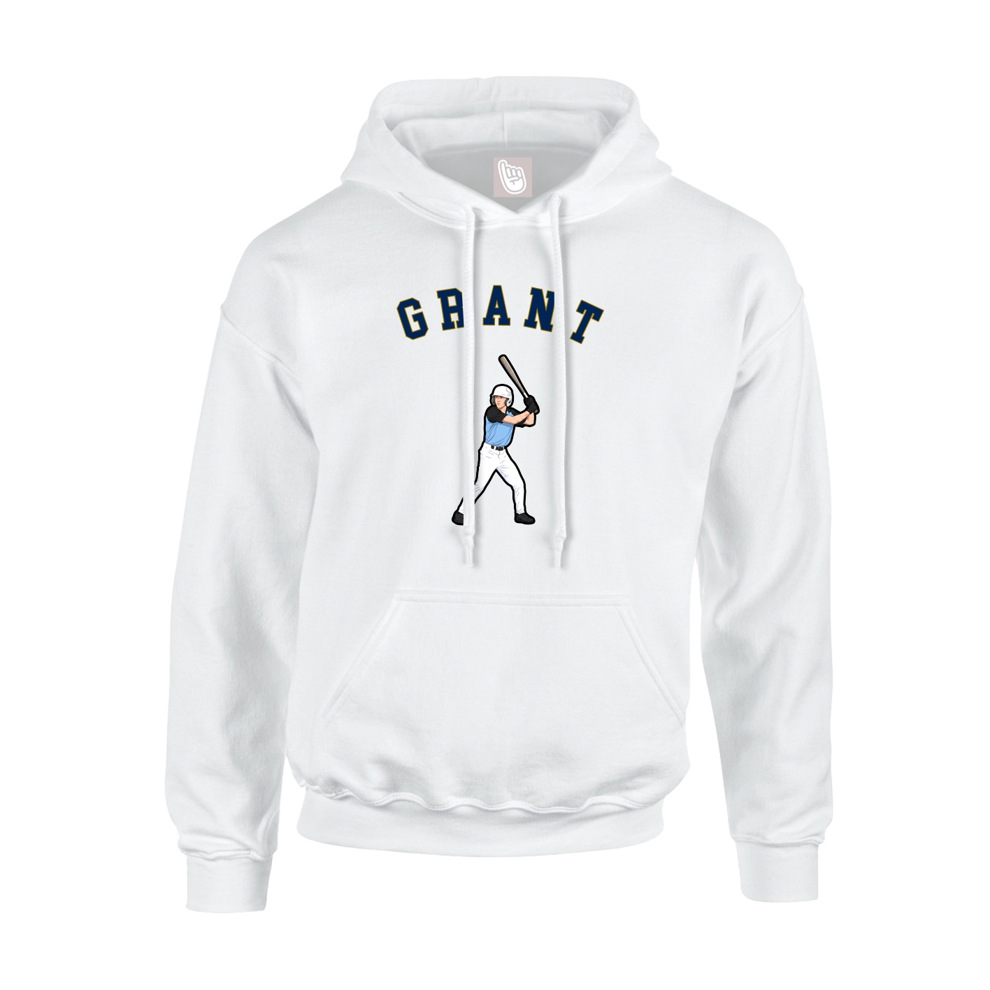 Hoodie — Shirsey Arch in White