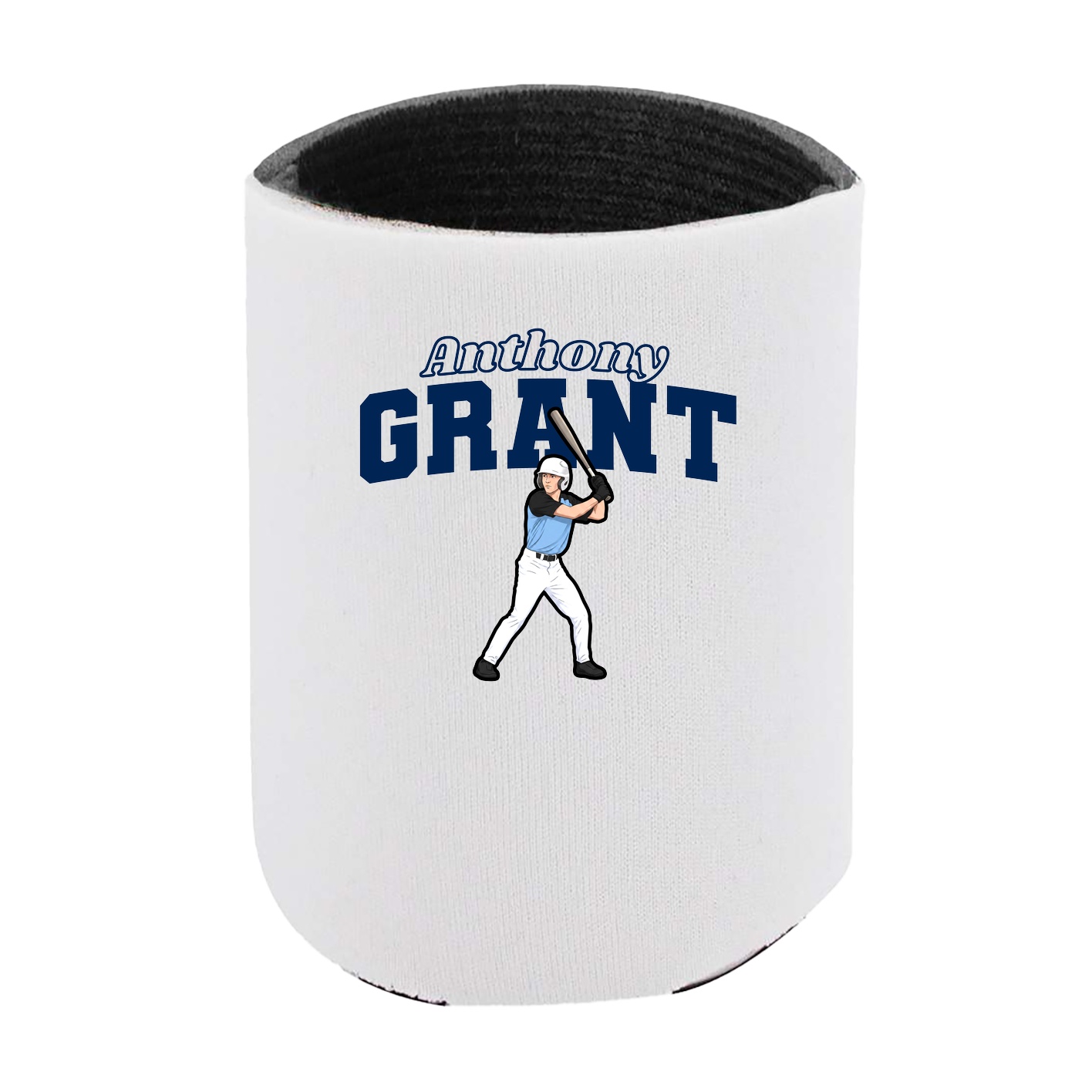Can Holder — Name Arch in White