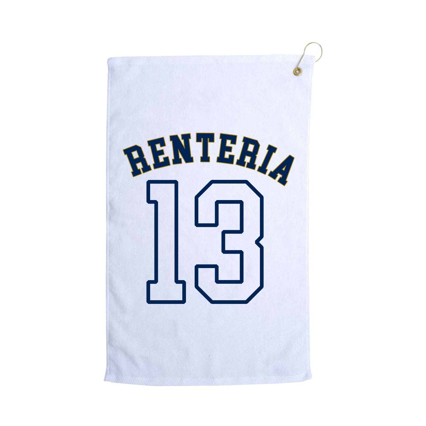 Golf Towel — Shirsey Arch in White