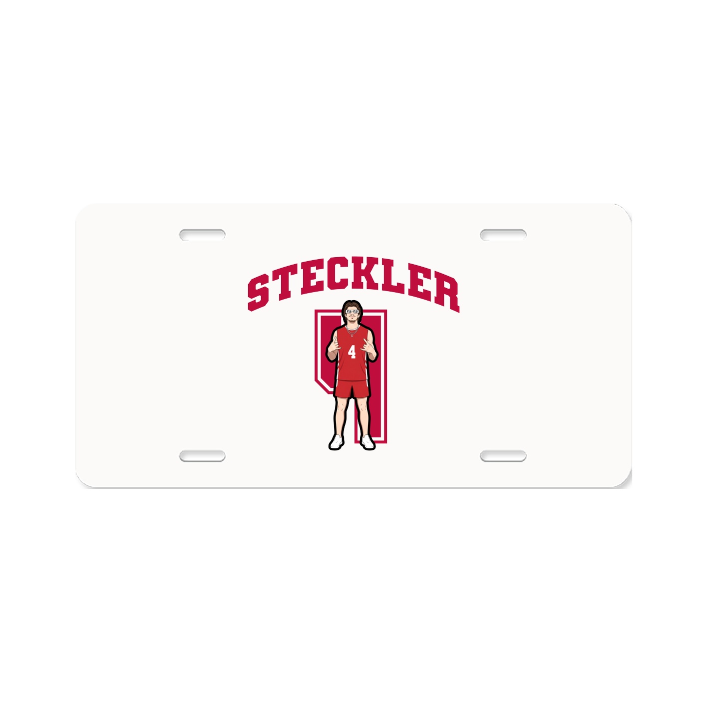 License Plate — Number in Classic