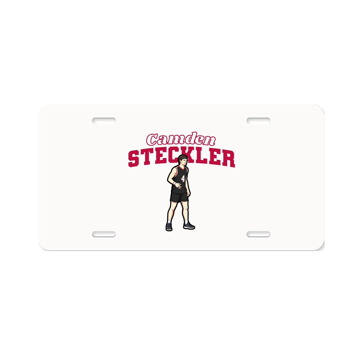 License Plate — Name Arch in Classic