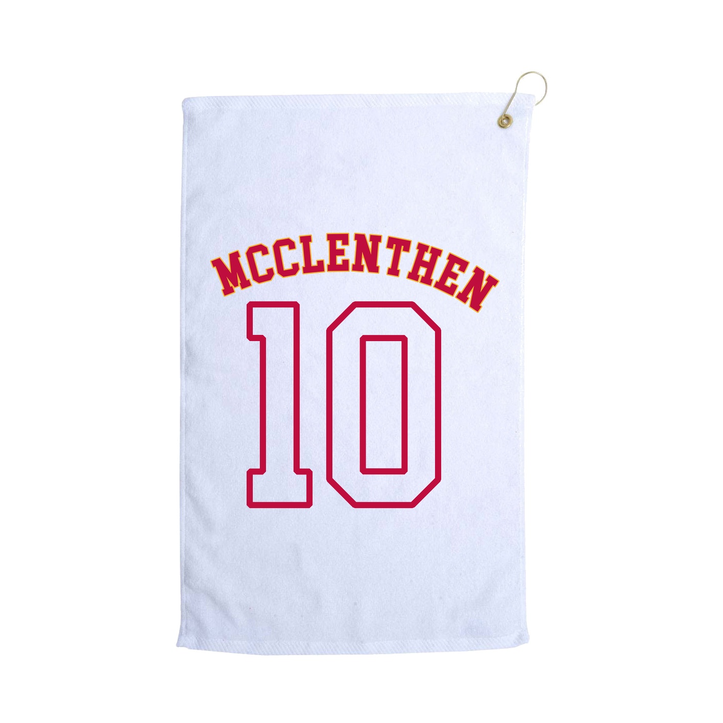 Golf Towel — Shirsey Arch in White