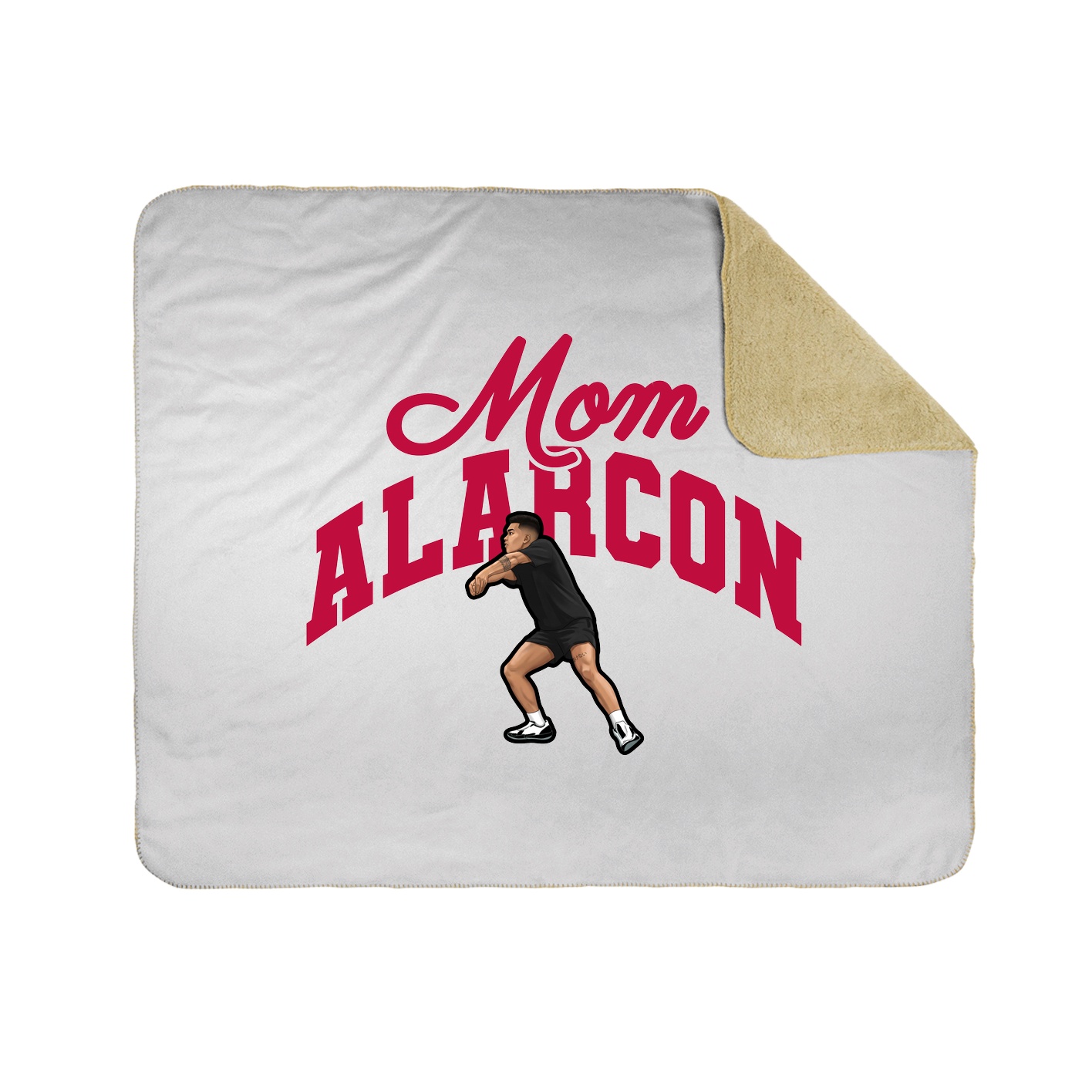 Throw Blanket — Mothers Day Arch in White